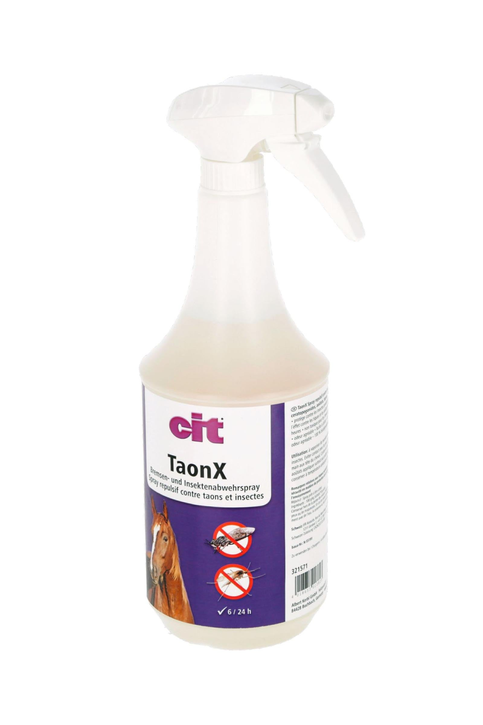 Cit cit TaonX Preparat przeciw gzom, 1 l Ochrona koni przed owadami