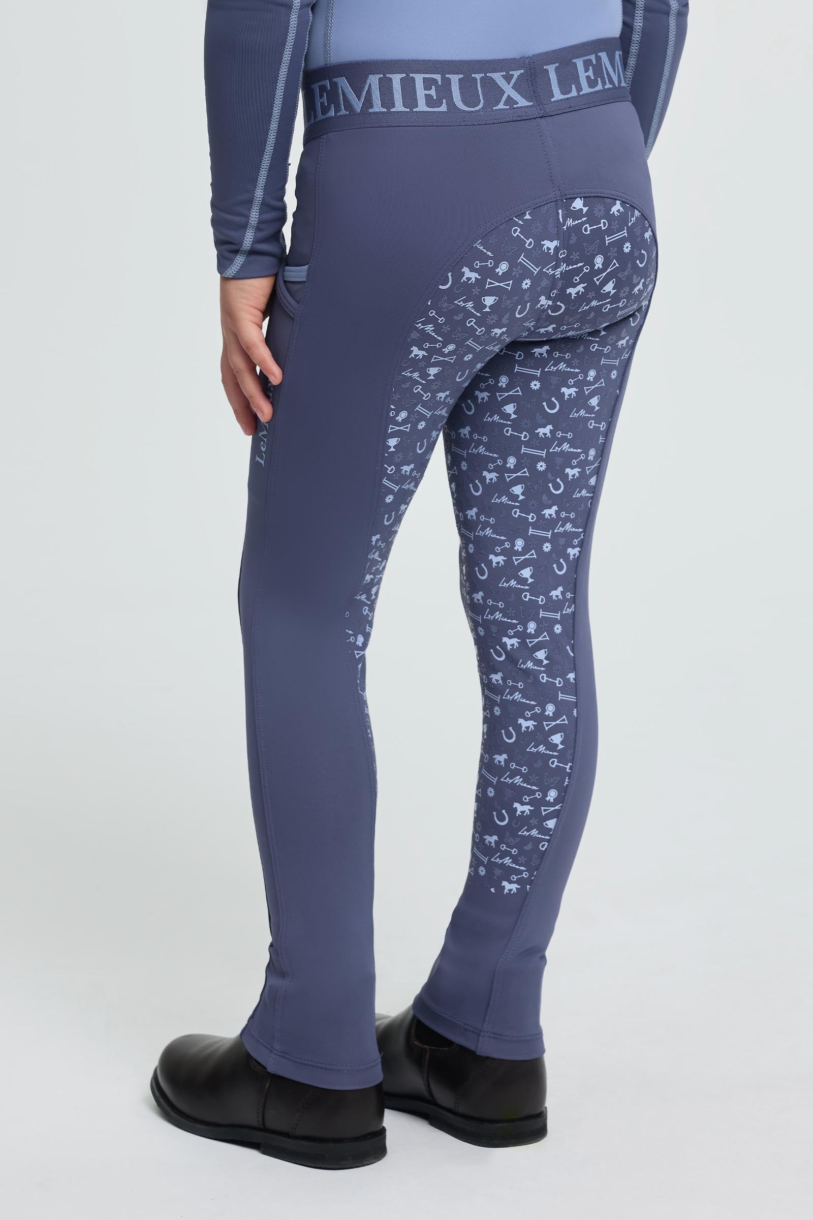 LeMieux mini dziecięce bryczesy pull on Odzież jeździecka dziecięca