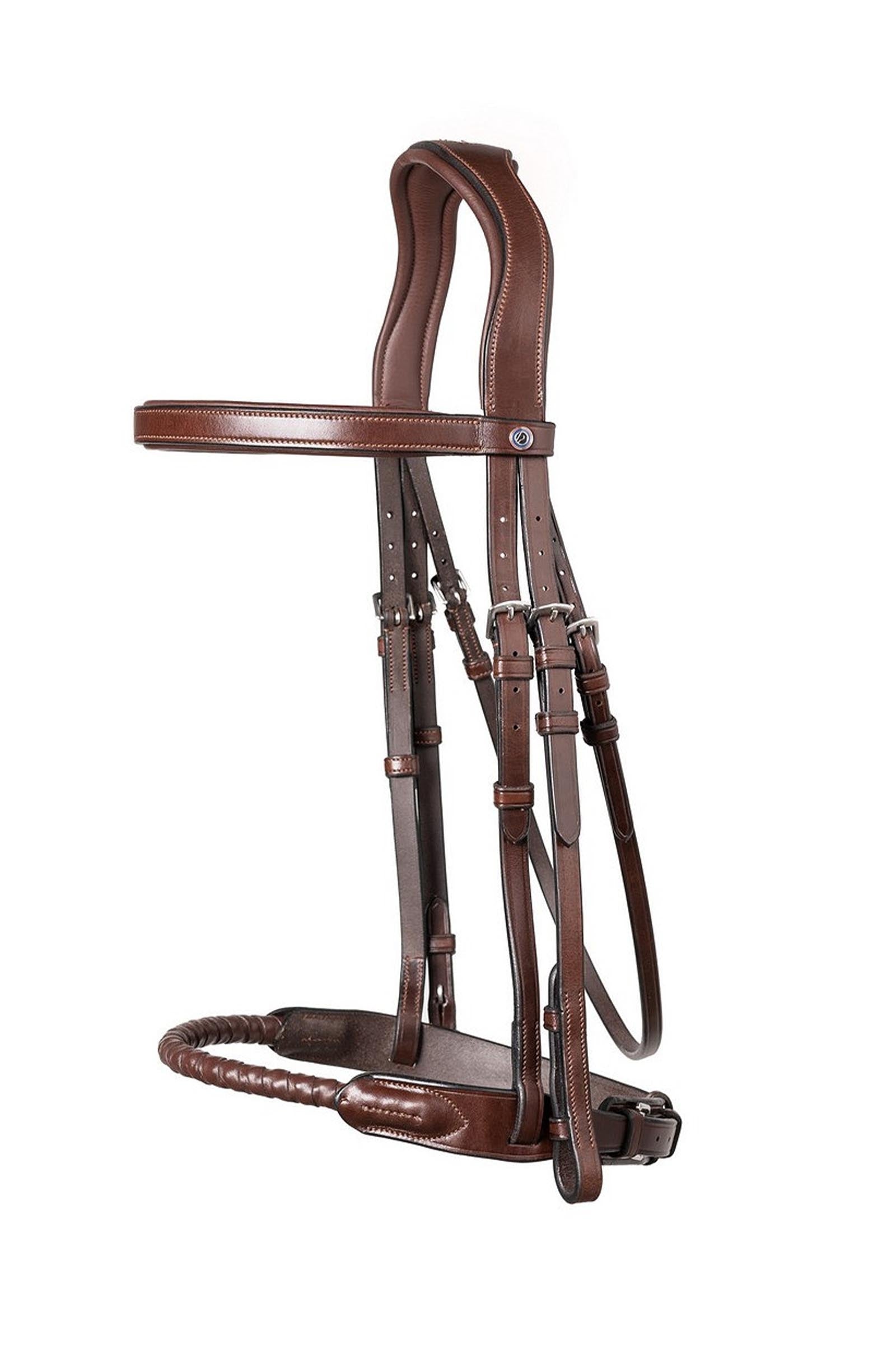 Trust Equestrian Dublin Rope Noseband Bridle Covered Ogłowia i wodze