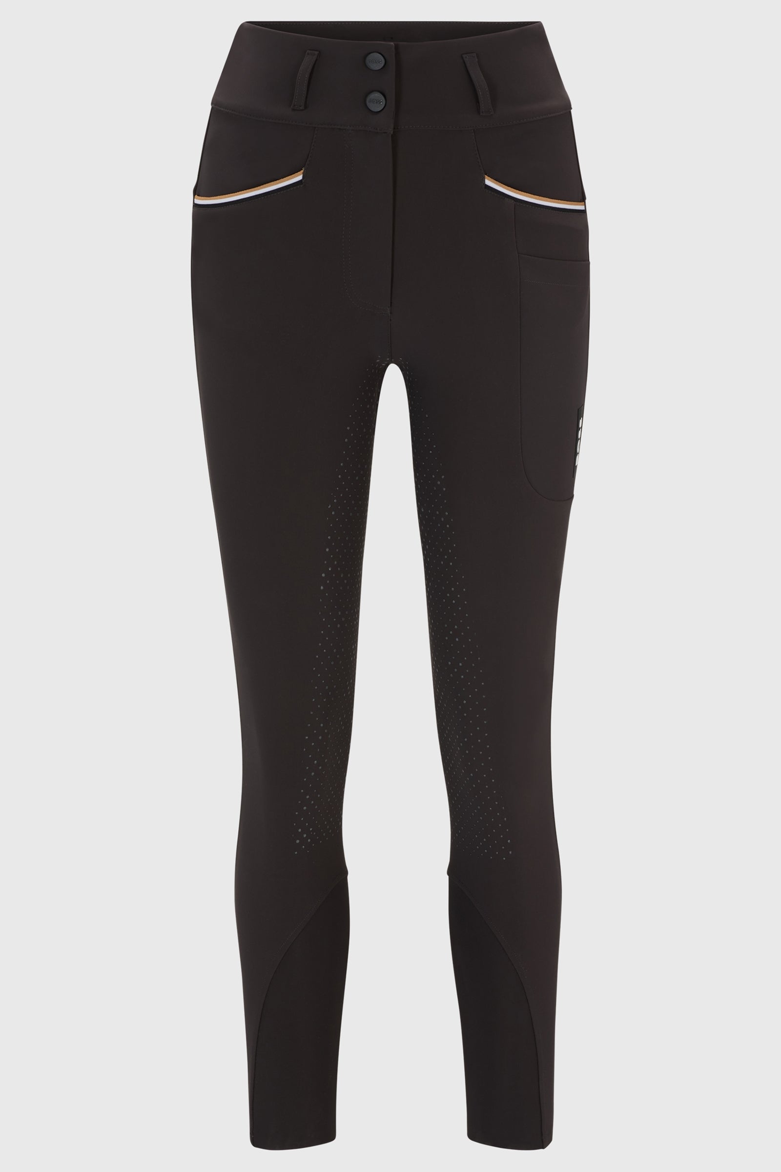 Boss Hailey Pełne Utrzymywanie Wysokie Spodnie z Wysokim Stanem Womens Breeches