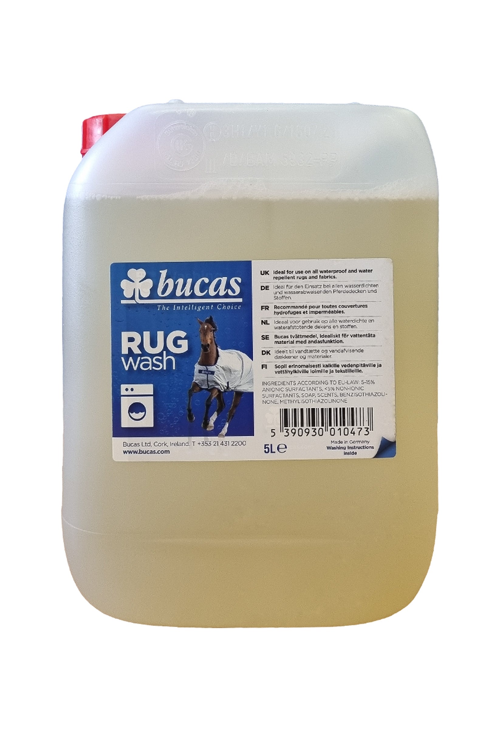Bucas Płyn do prania dywanów, 5 l Zdrowie