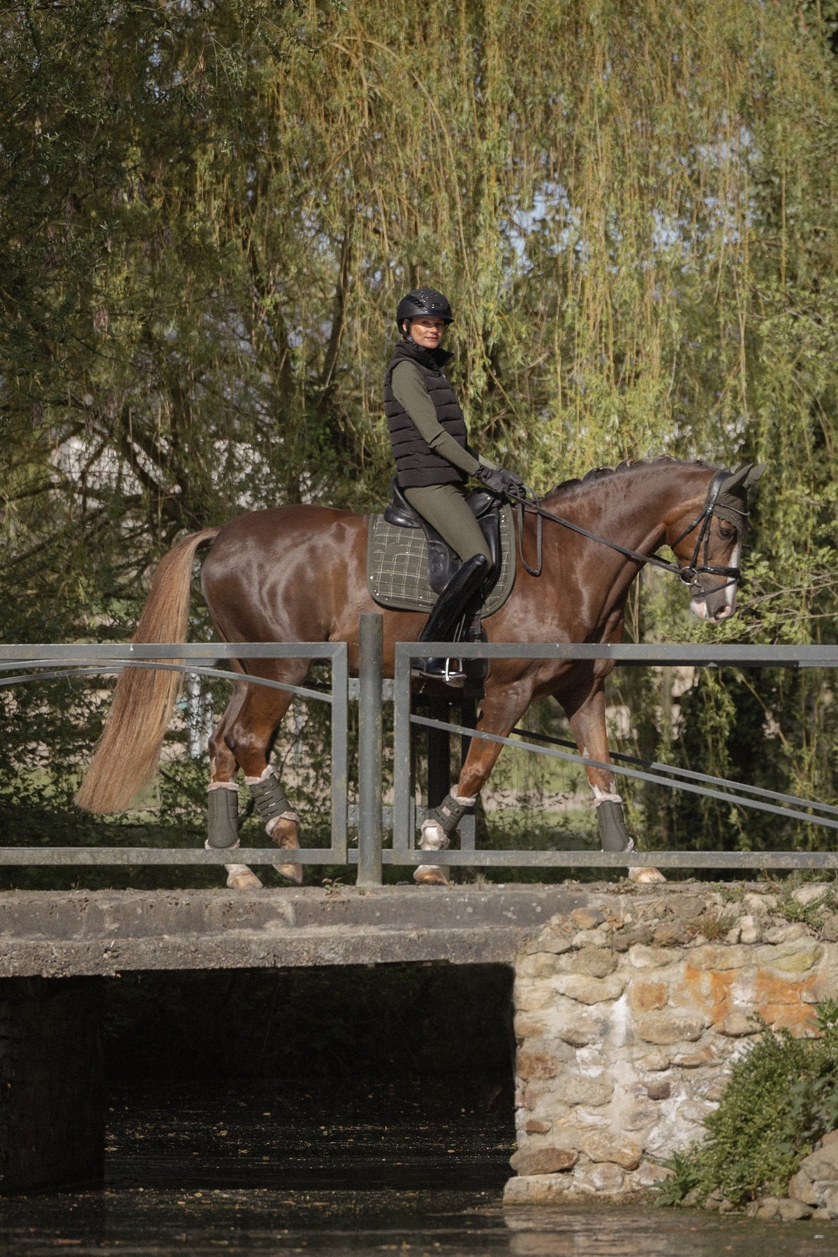 Eskadron Heritage 26/27 Bouclé Crystal Dressage Saddle Pad Saddle Pads