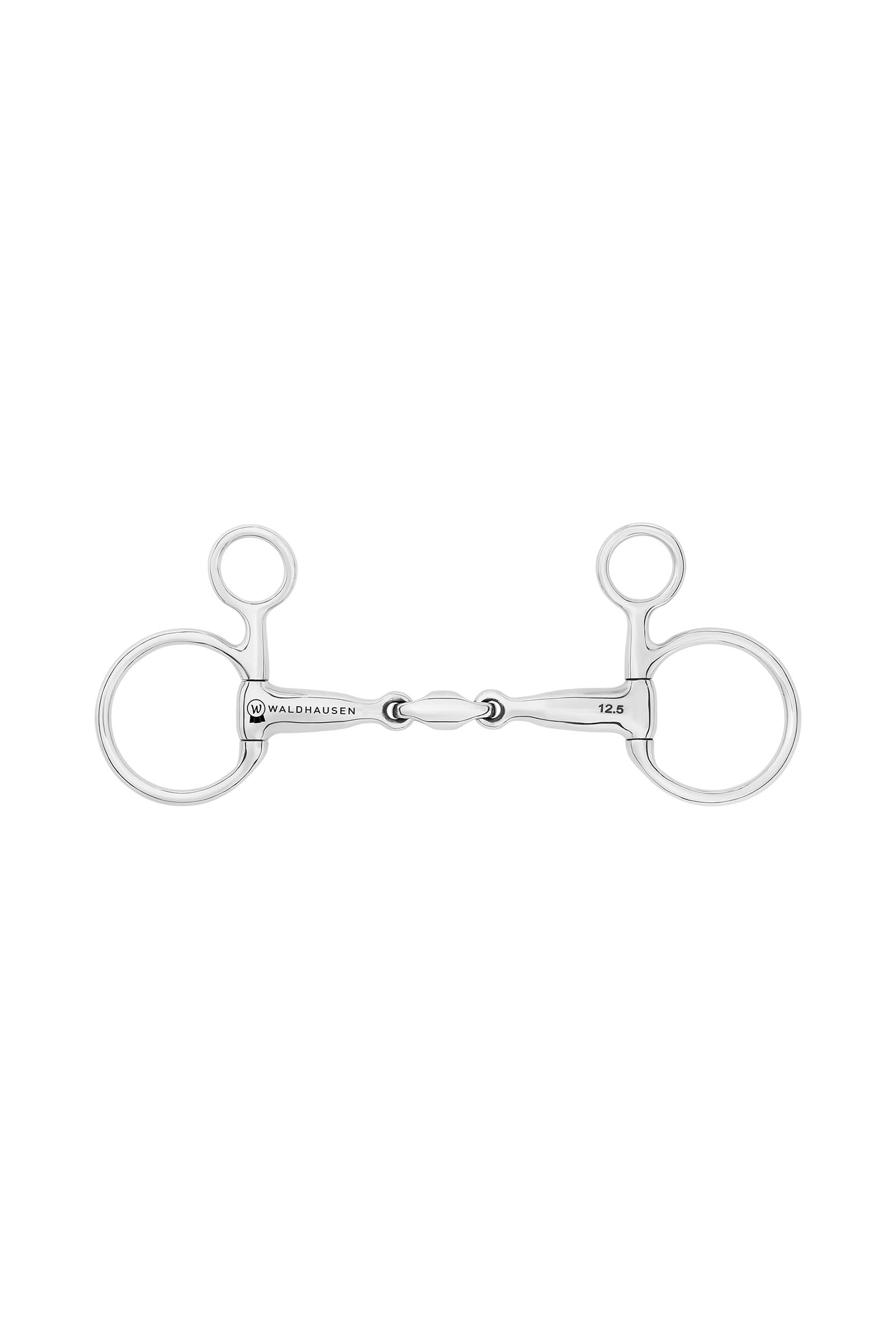 Waldhausen Baucher Bit, Double Jt., Stainless St., 16 mm Horse Bits