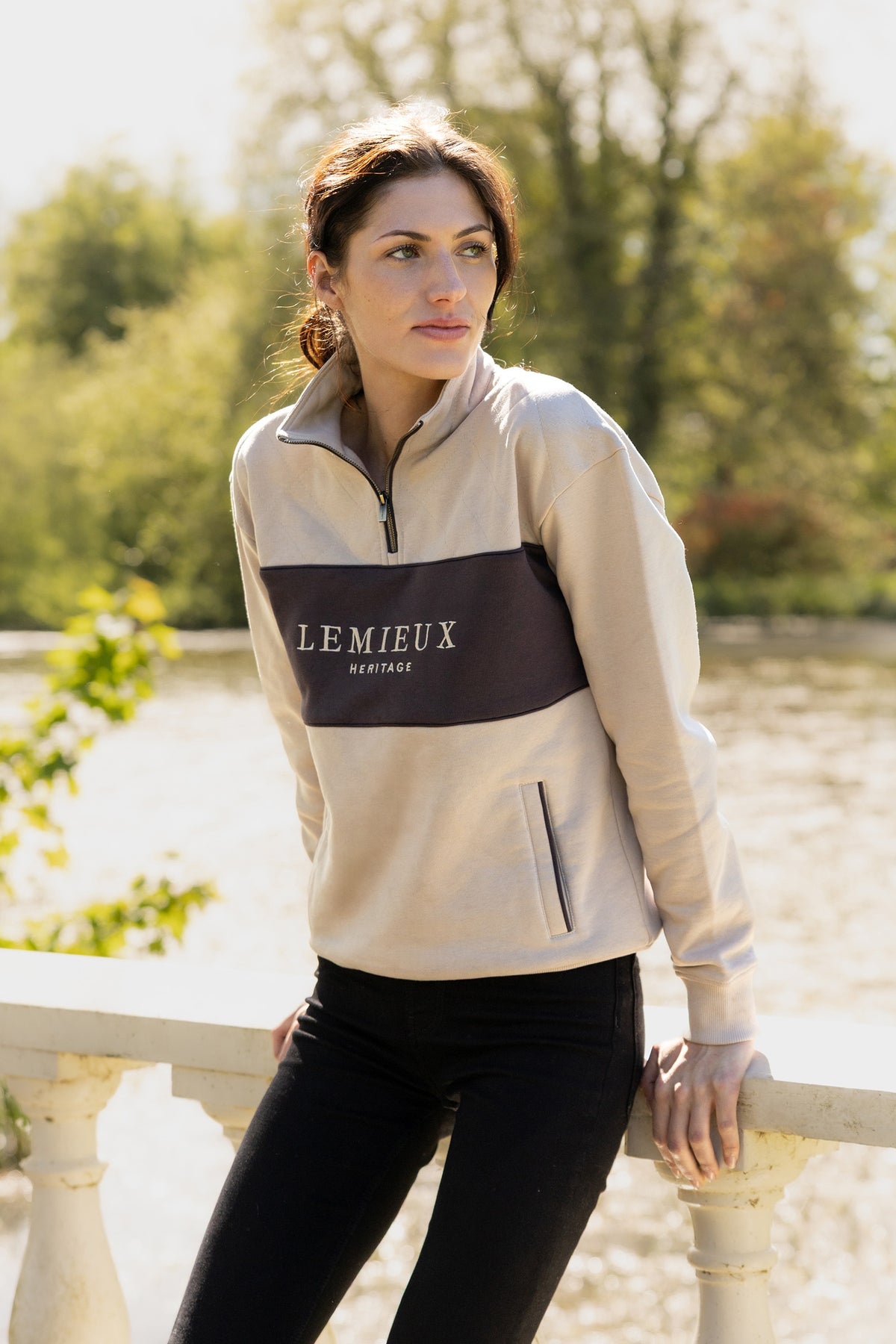 LeMieux Heritage Women´s Quarter Zip Sweatshirt Women’s Riding Clothing
