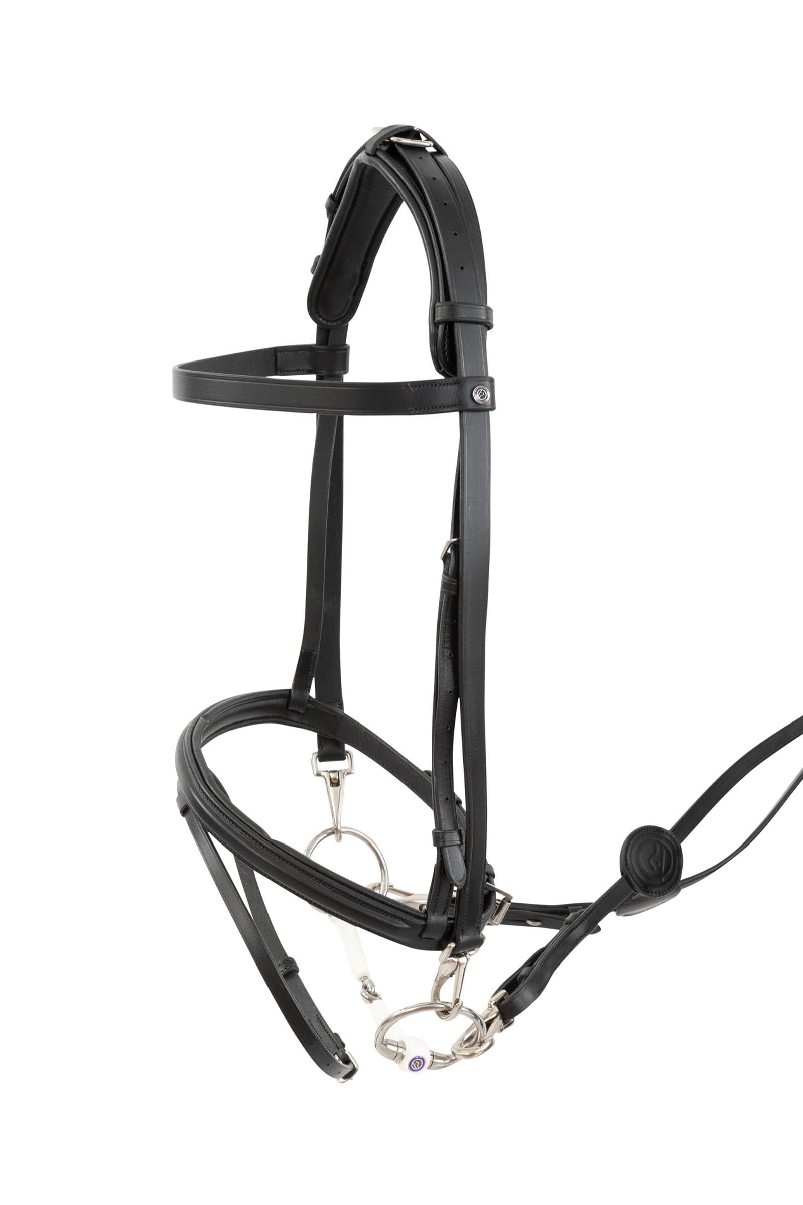 Trust Equestrian Hamburg Training Bridle W Padding & Rubber Reins Bridles & Reins