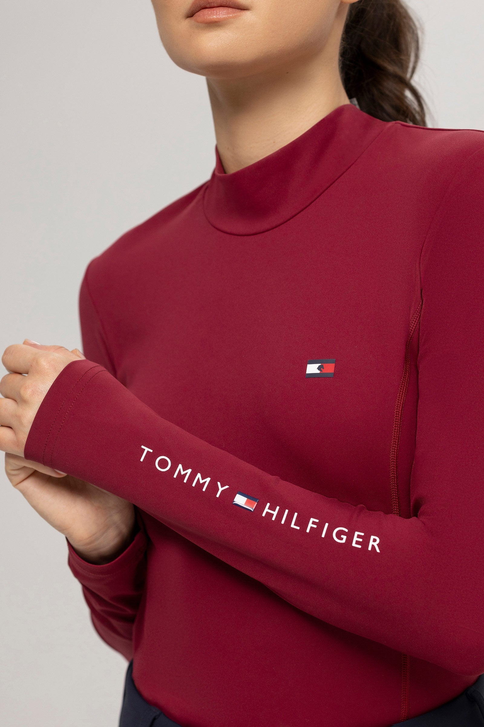Tommy Hilfiger Equestrian High Neck Women´s Long Sleeve Baselayer Shirt Women’s Riding Clothing