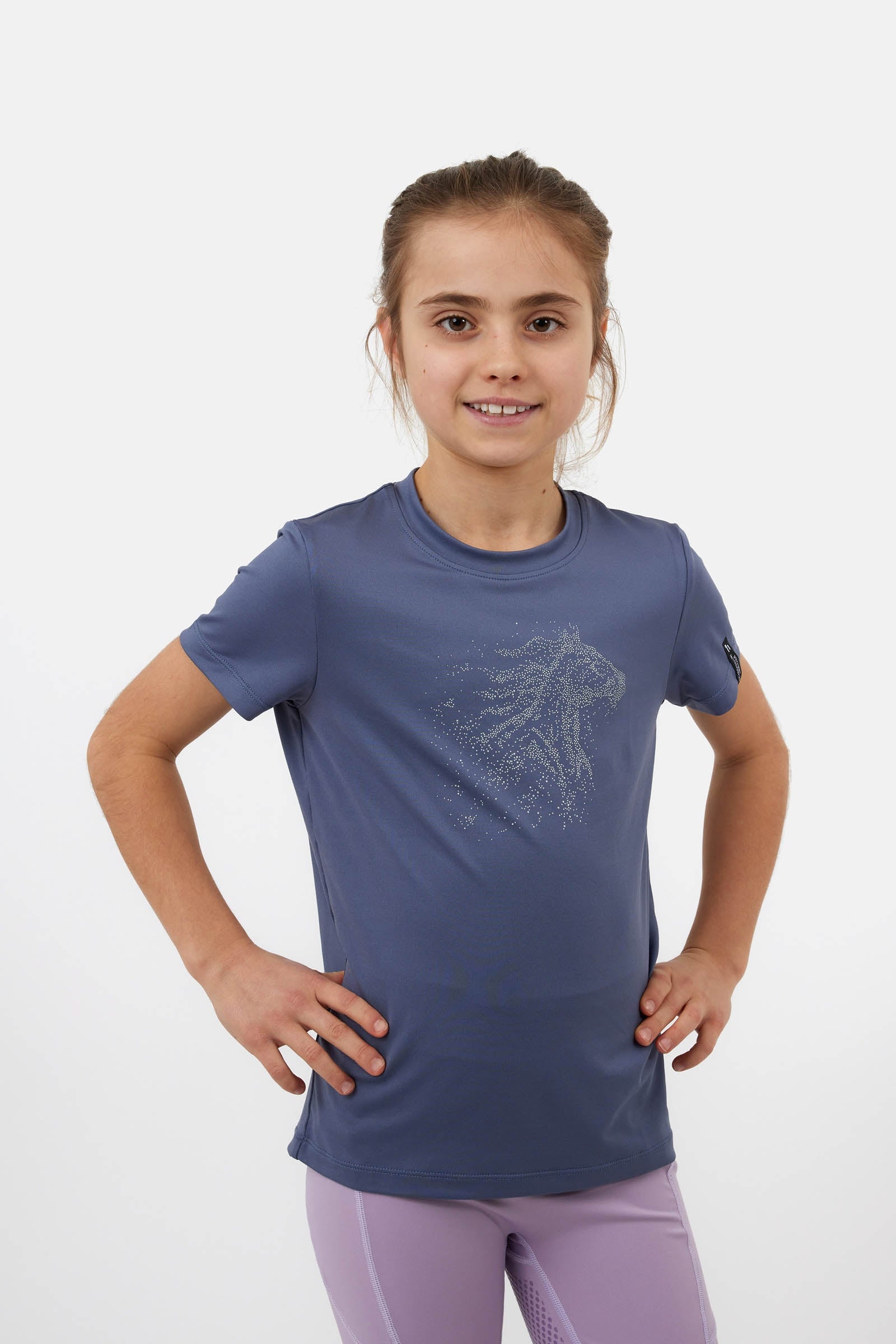 Horze Young Rider Wilda t-shirt Odzież jeździecka dziecięca