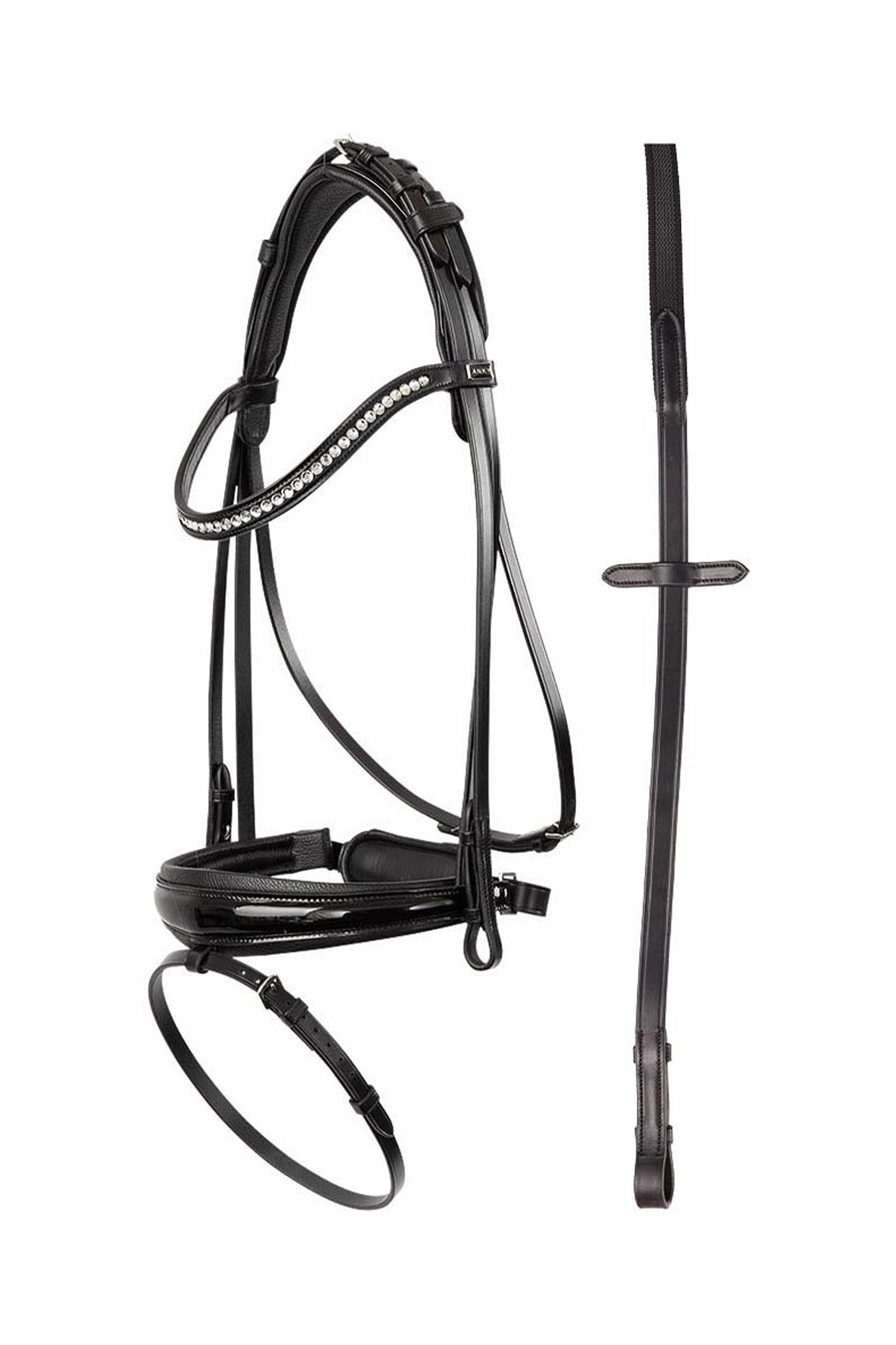 Anky ANKY Anatomic Bridle With Crown Buckle & Reins Ogłowia i wodze