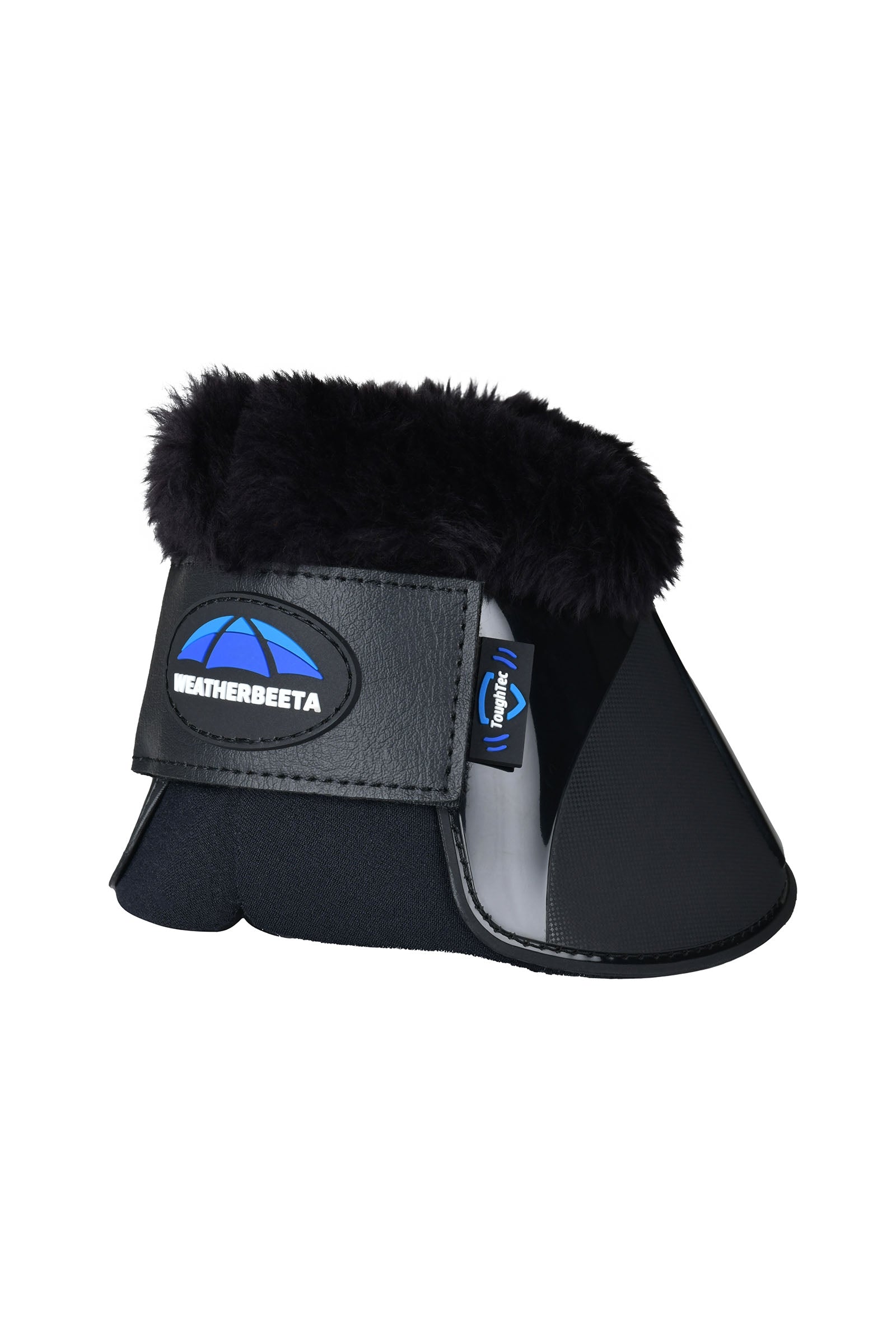 Weatherbeeta Tough-Tec Impact Fleece Trim Bell Boots Leg & Hoof Protection