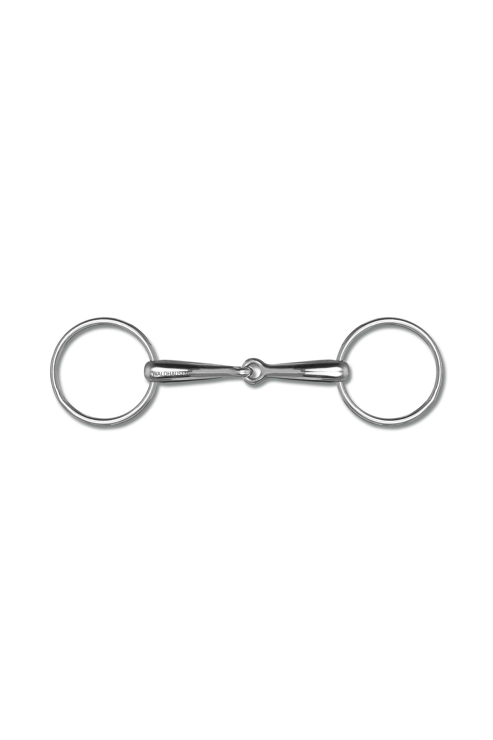 Waldhausen Snaffle Bit Economic, SS Solid, Single Jt., 16 mm Horse Bits