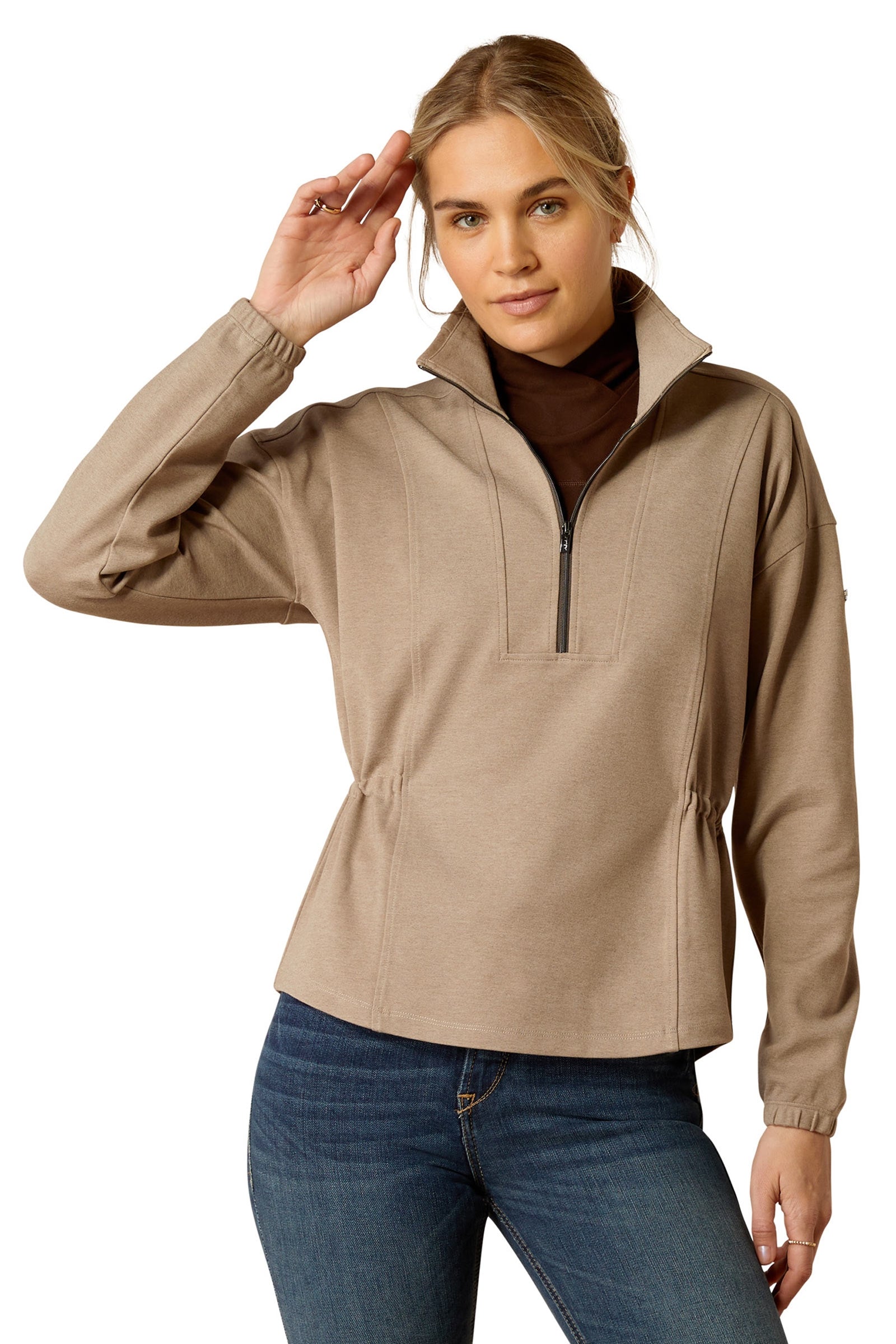 Ariat Ryeland 1/2 Zip Sweatshirt Odzież jeździecka damska