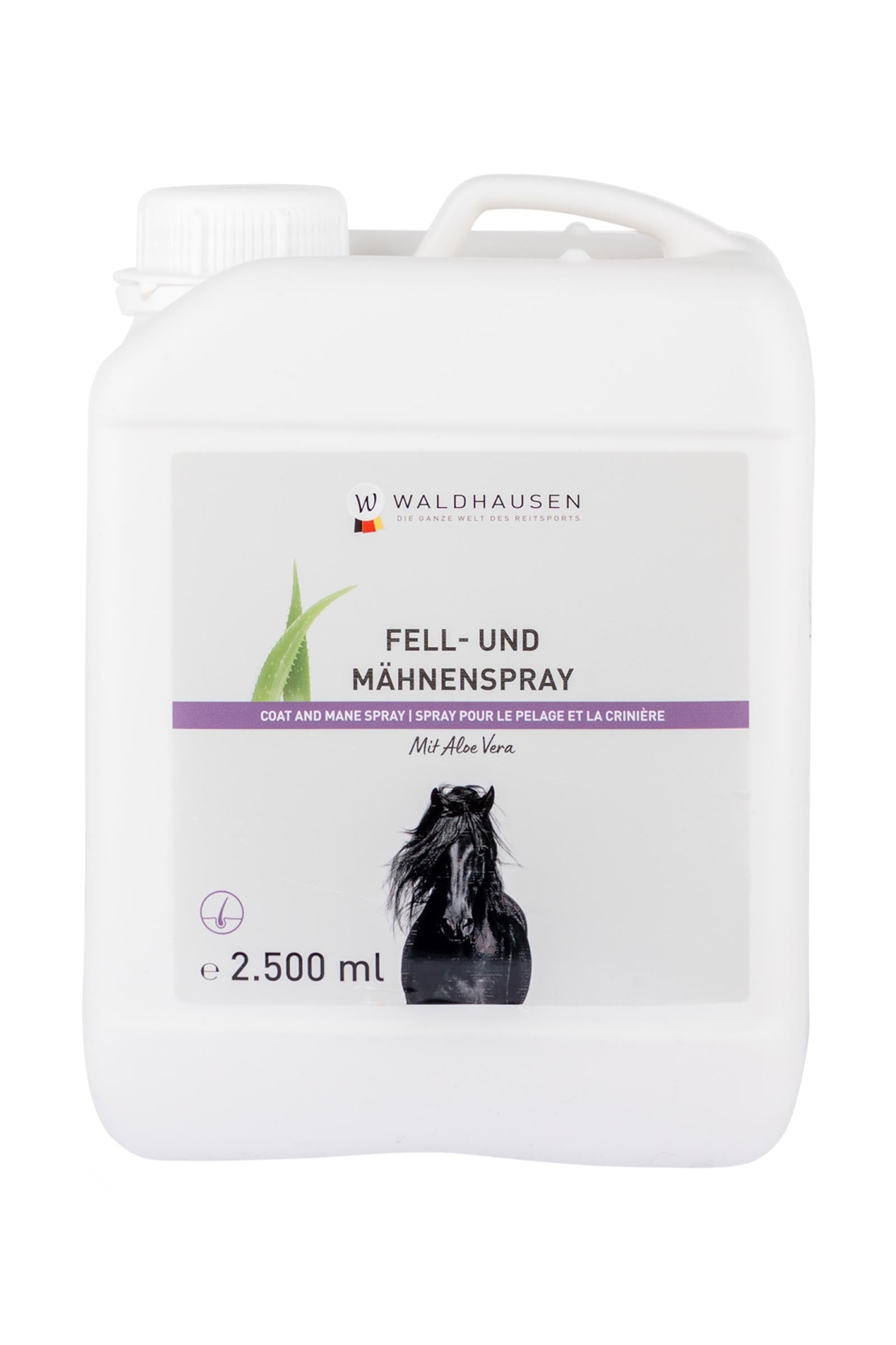 Waldhausen Spray do pielęgnacji grzywy i ogona, aloes, 2,5 l Zdrowie