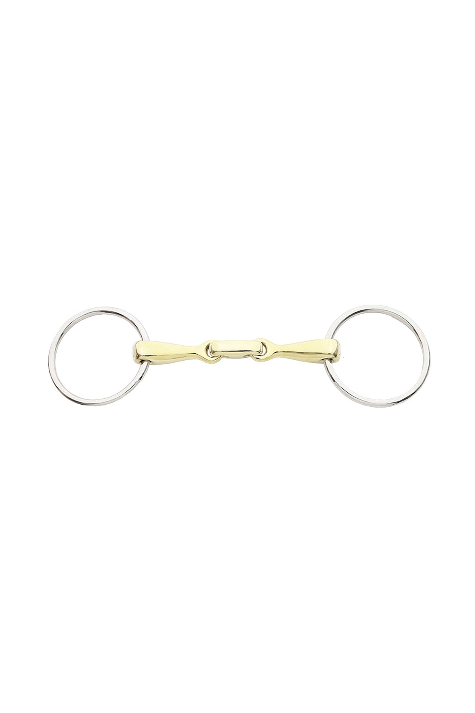Kavalkade Snaffle bit, double jointed, Lock up KavalBits, 16mm Wędzidła