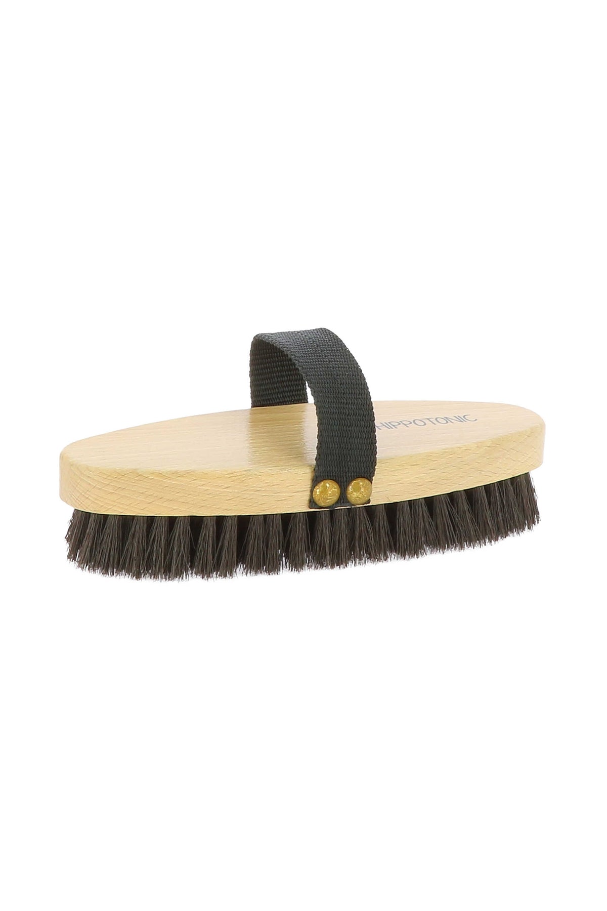 HIPPOTONIC Soft Body Brush With Wooden Handle, Small Horse Grooming Tools