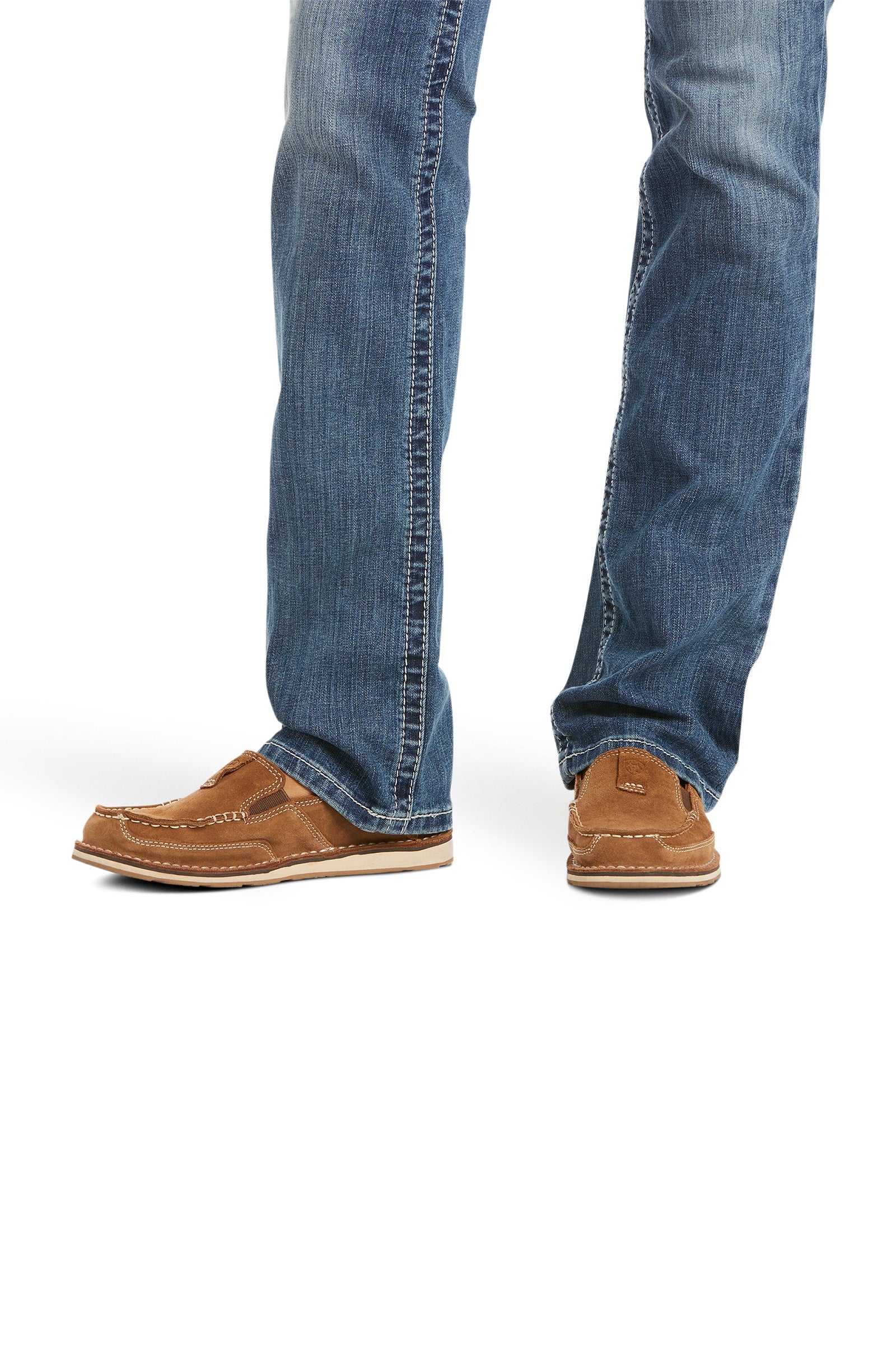 Ariat R.E.A.L. Mid Rise Stretch Icon Stackable Straight Leg Jeans Womens Breeches