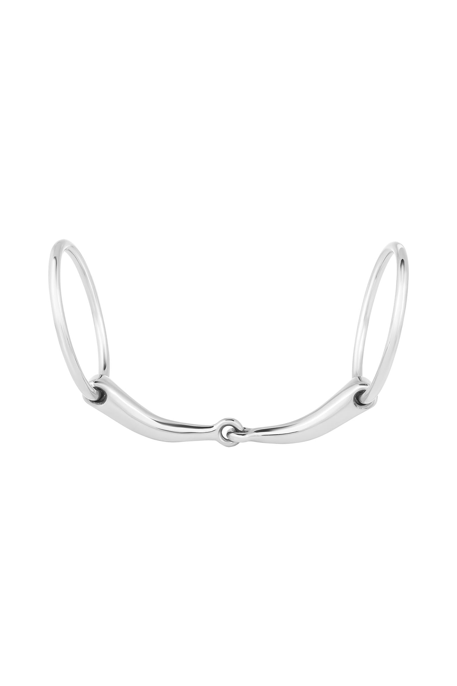 Waldhausen Snaffle Bit Anatomical, Single Jt., Stainless St.,  16 mm Horse Bits