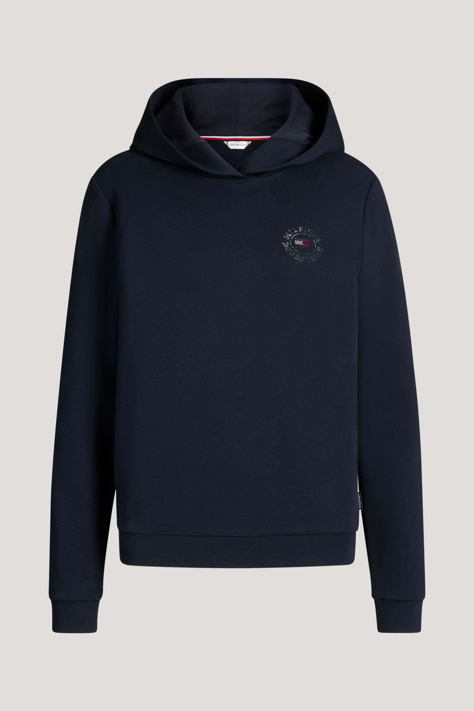 Tommy Hilfiger Equestrian Hollywood damska bluza z kryształkami Odzież jeździecka damska