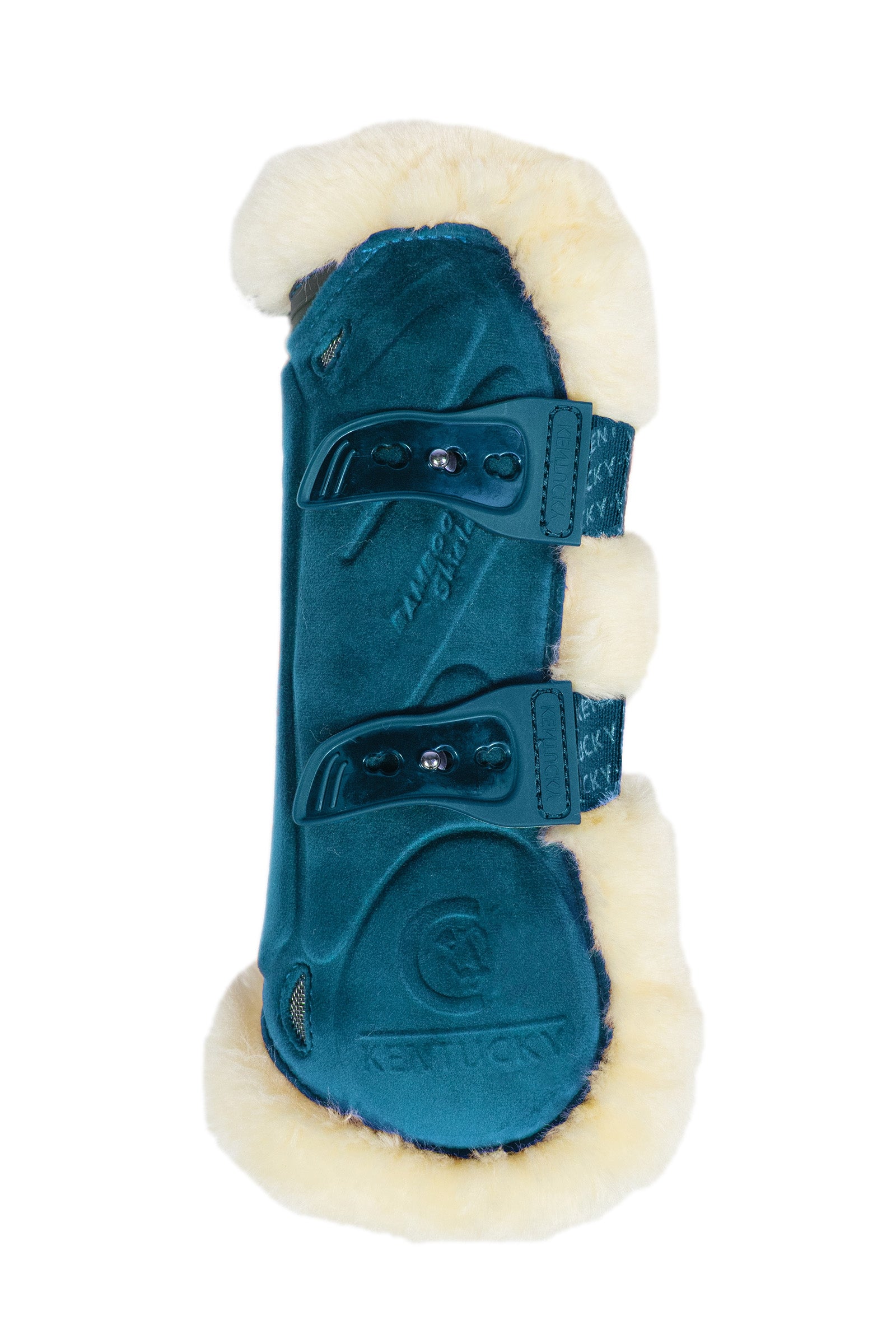 Kentucky Horsewear Vegan Sheepskin Bamboo Elastic Velvet Tendon Boots Leg Protection & Hoof Protection for Horses