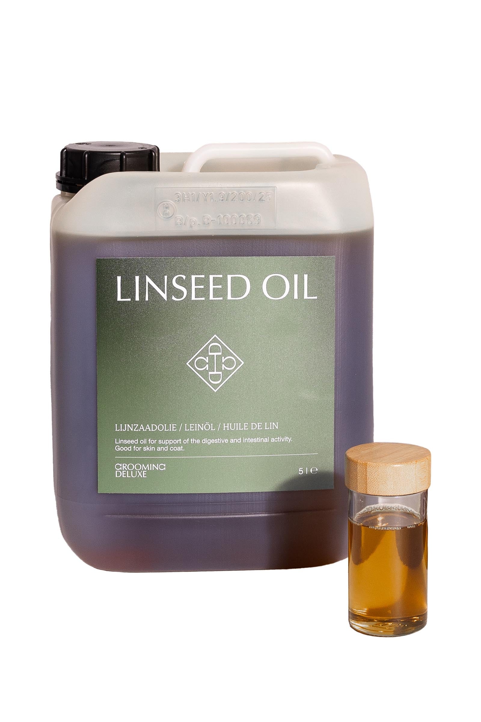 Grooming Deluxe Olej lniany, 5000 ml Horse Feed & Nutrition