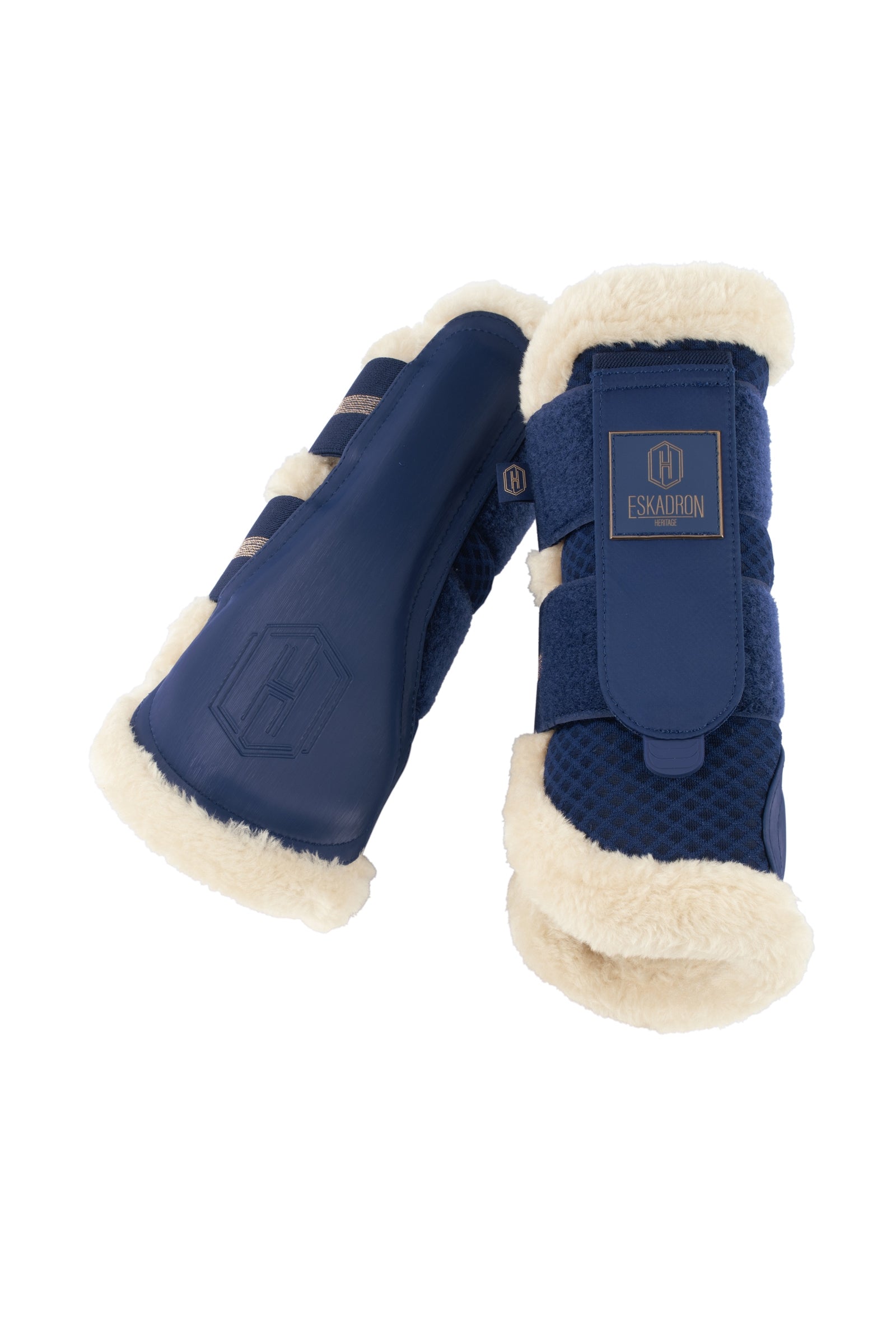 Eskadron Heritage AW24 Mesh Faux Fur Tendon Boots Leg Protection & Hoof Protection for Horses