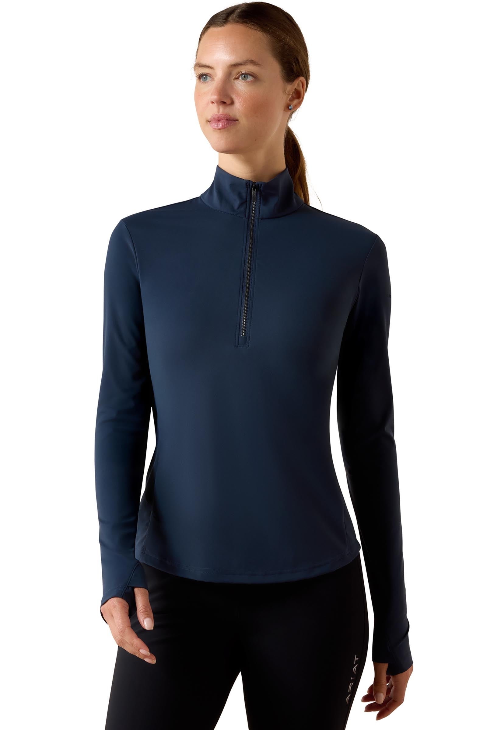 Ariat Women's SolVeil 1/2 Zip Baselayer Odzież jeździecka damska