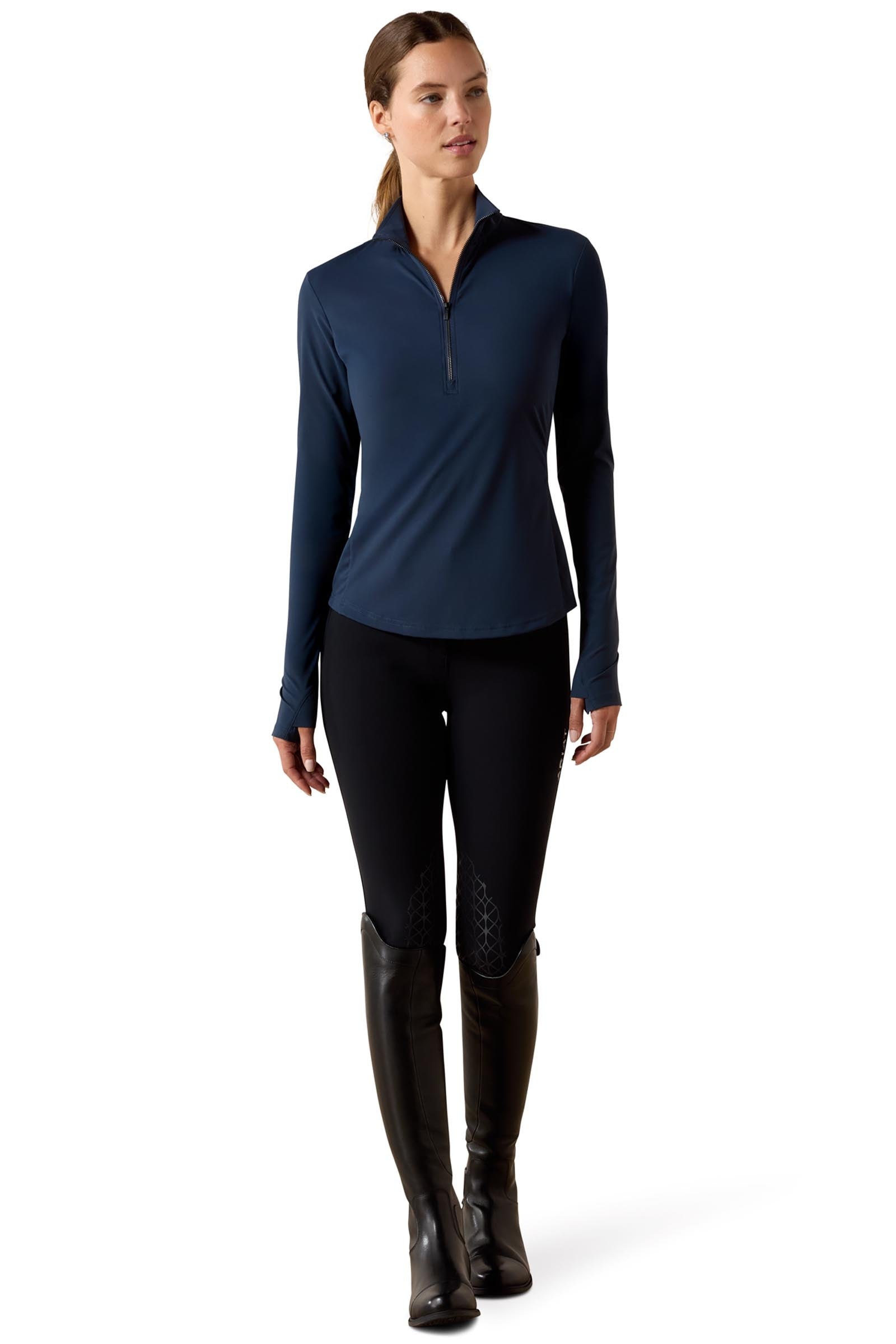 Ariat Women's SolVeil 1/2 Zip Baselayer Women’s Riding Clothing