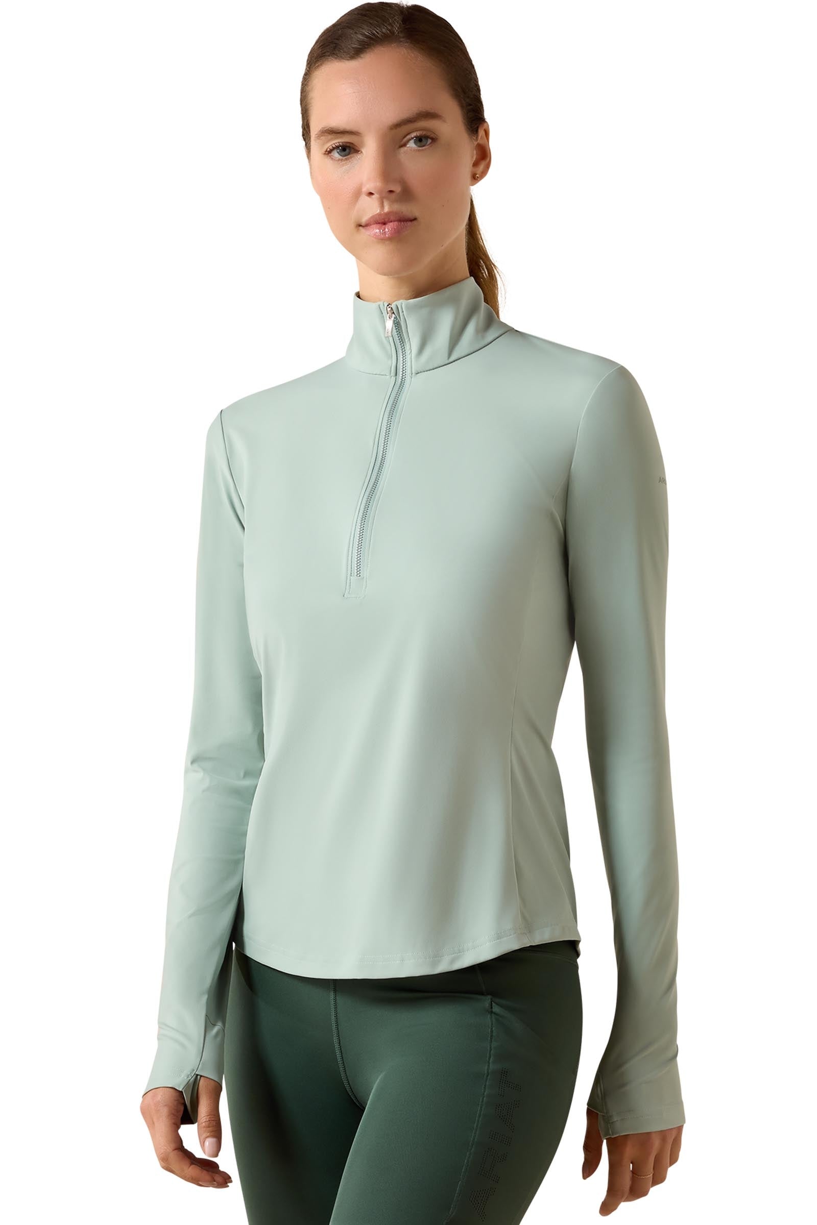 Ariat Women's SolVeil 1/2 Zip Baselayer Odzież jeździecka damska