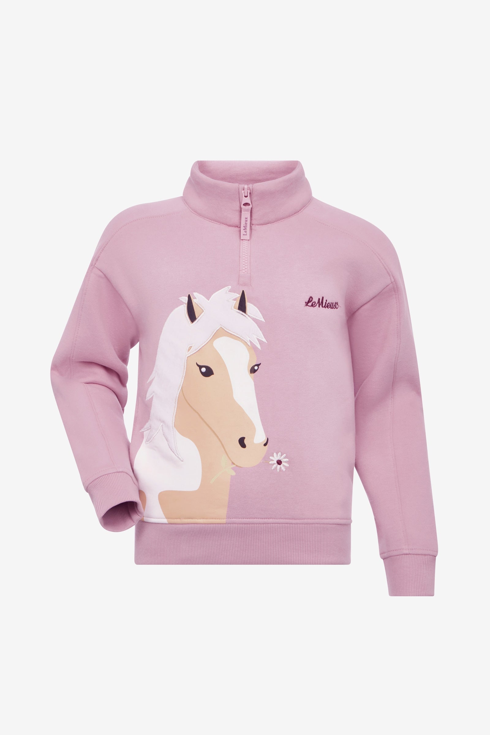 LeMieux Mini Quinn bluza dziecięca z ćwierćzamkiem Odzież jeździecka dziecięca