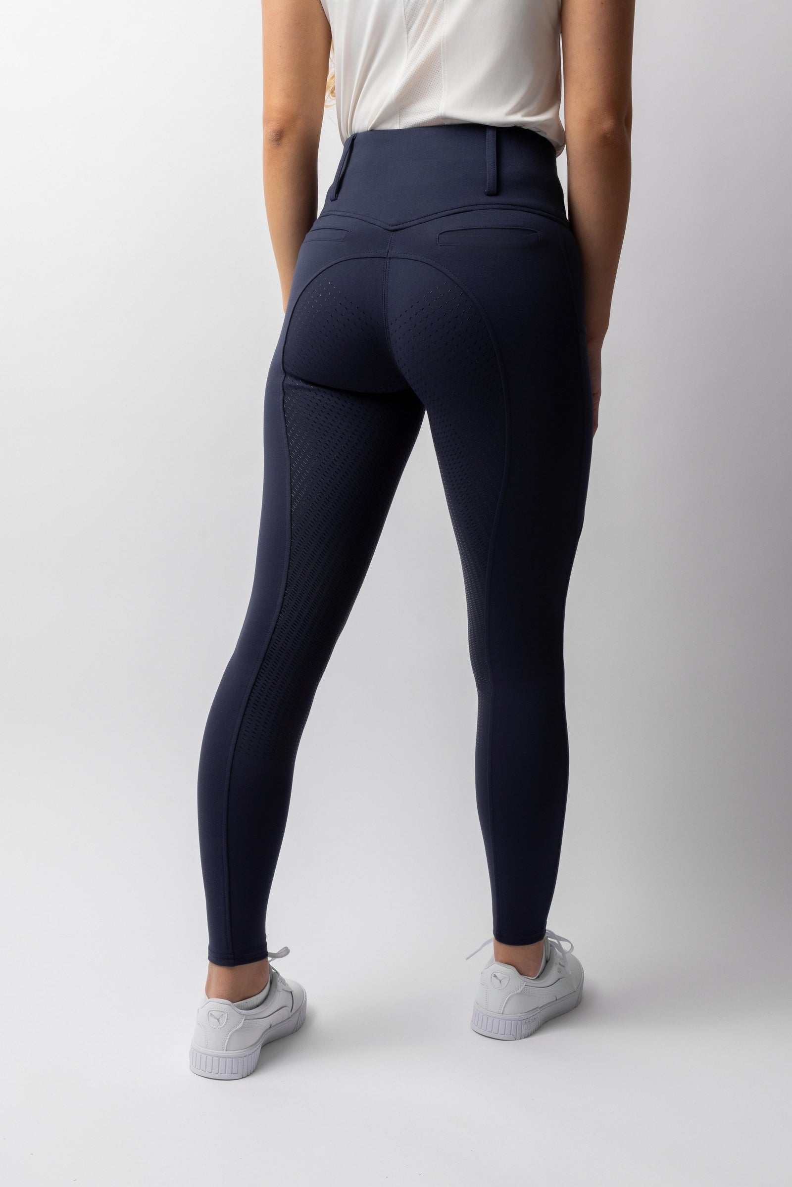 Horze Mira damskie legginsy z pełnym lejem Womens Breeches