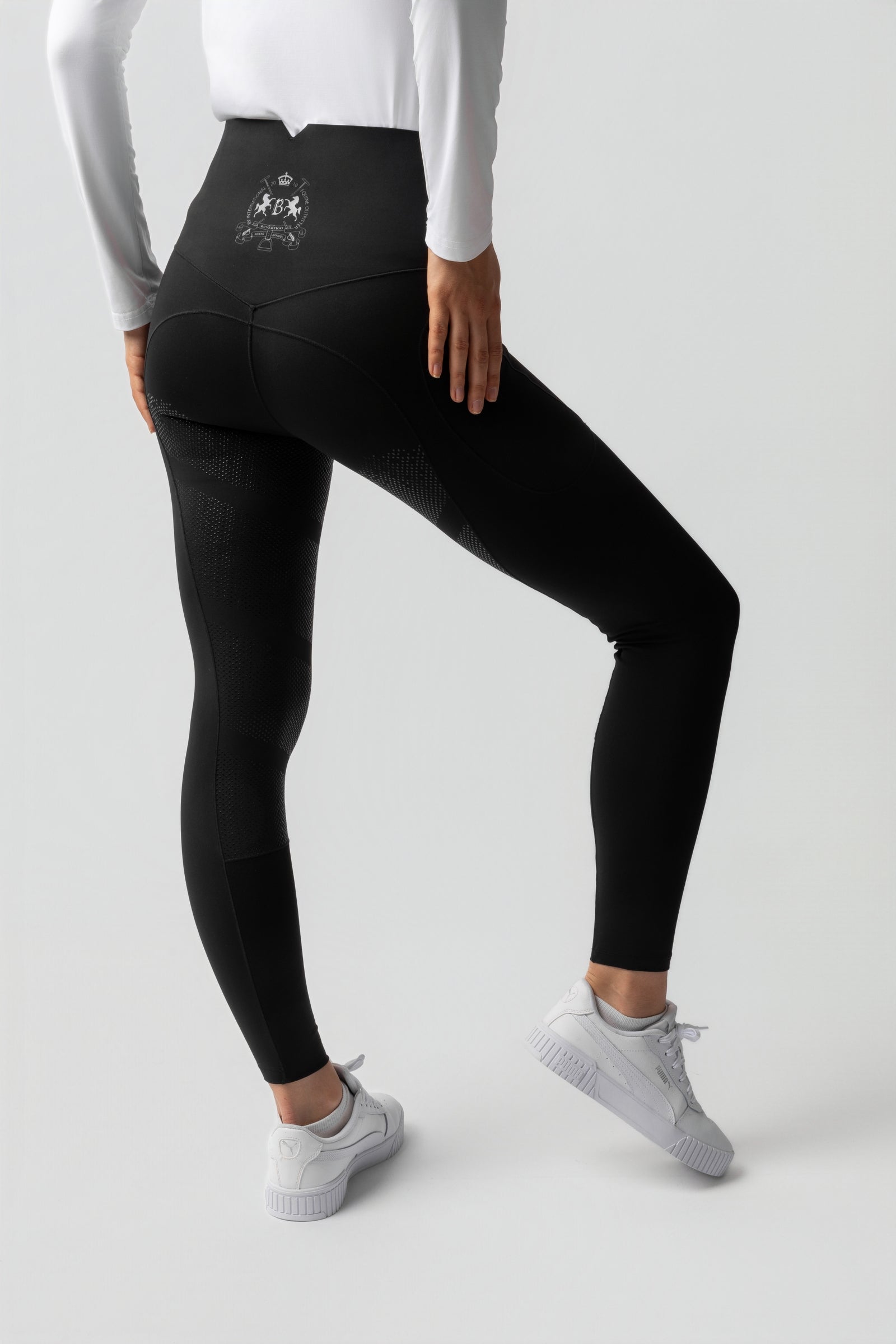 B Vertigo Leonora Fullgrip Bezszwowe Termiczne Legginsy Womens Breeches