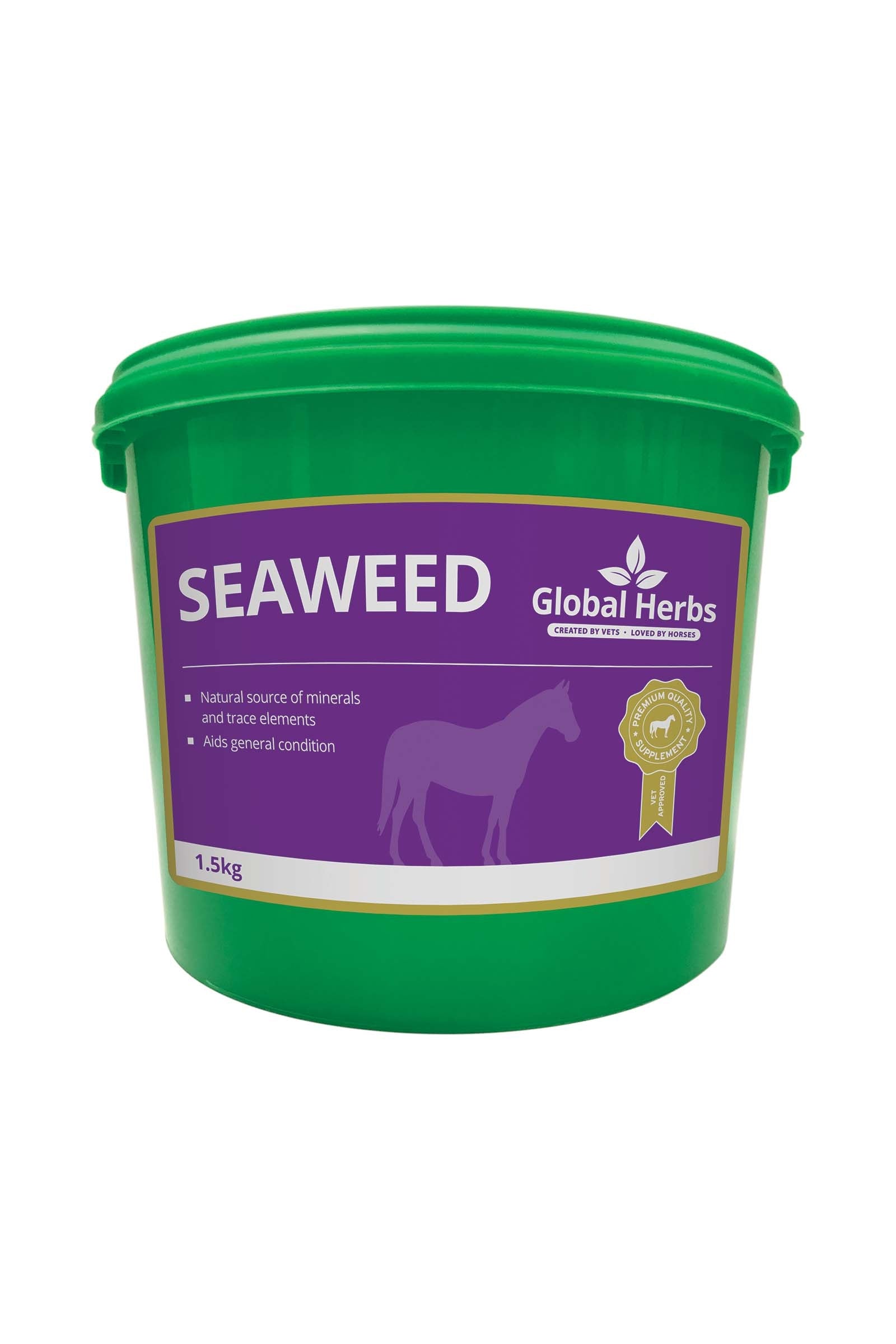 Global Herbs Wodorosty 1,5kg Horse Feed & Nutrition