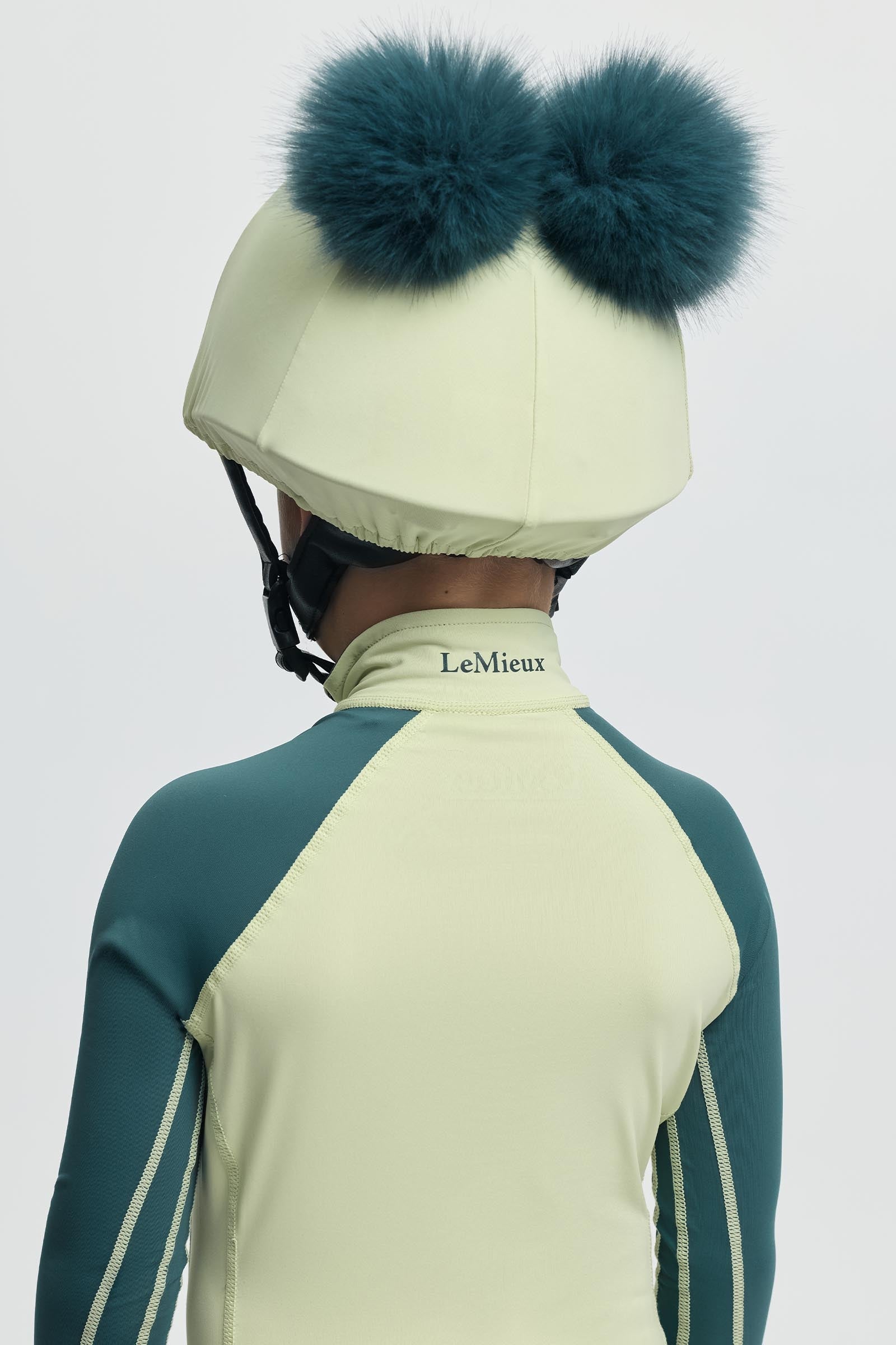 LeMieux Mini Double Pom Hat Silk Kids Apparel