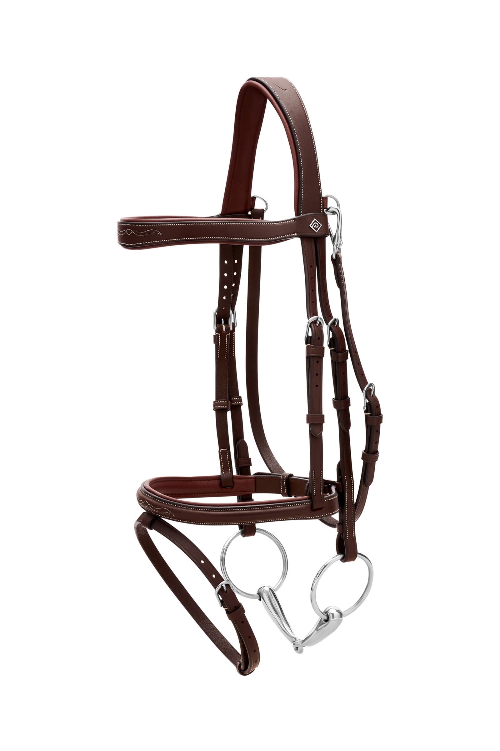Dy'on Working Flash Noseband Bridle With Snap Hooks Bridles & Reins