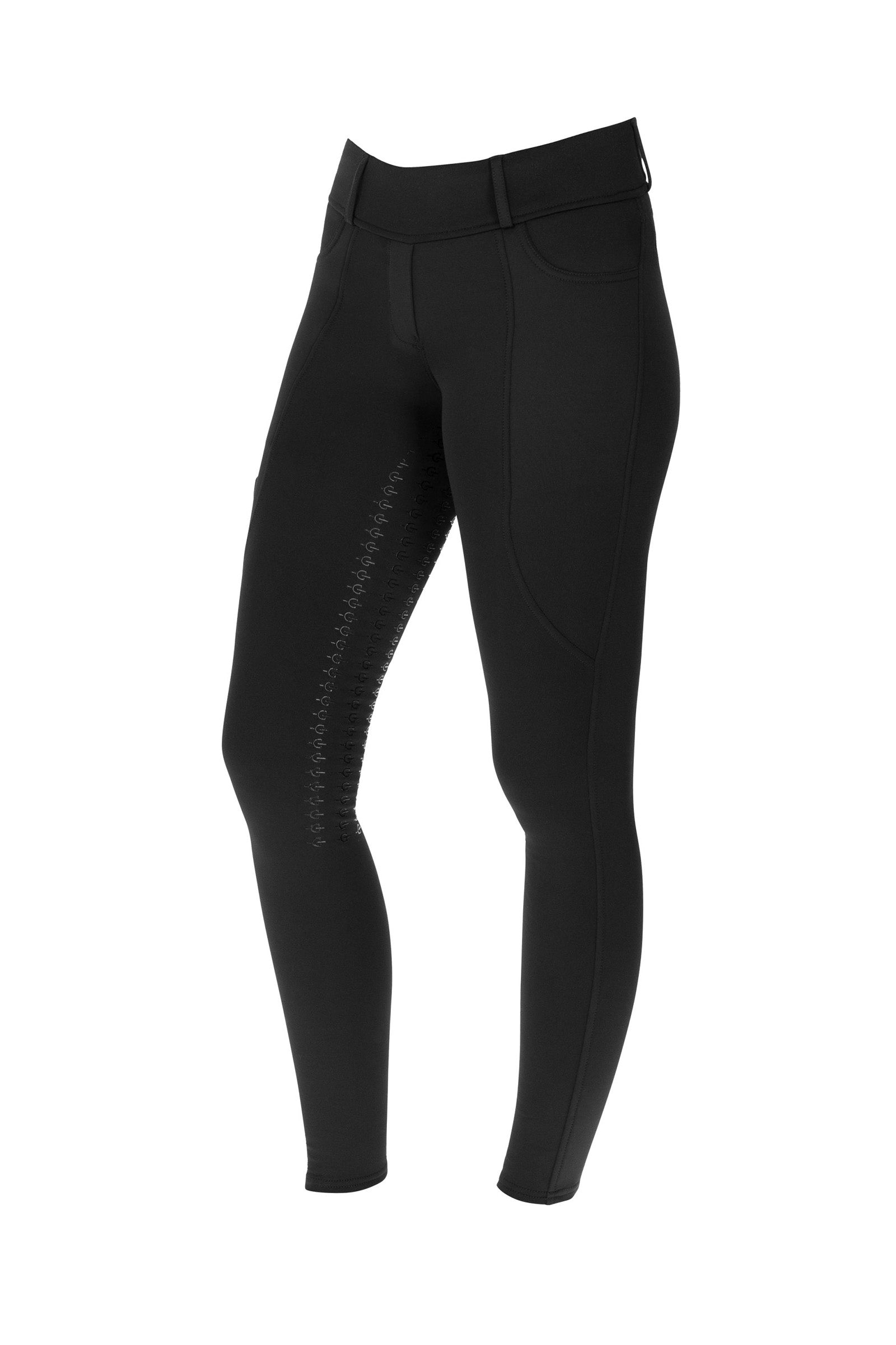 Covalliero Damskie legginsy jeździeckie z pełnym uchwytem Womens Breeches