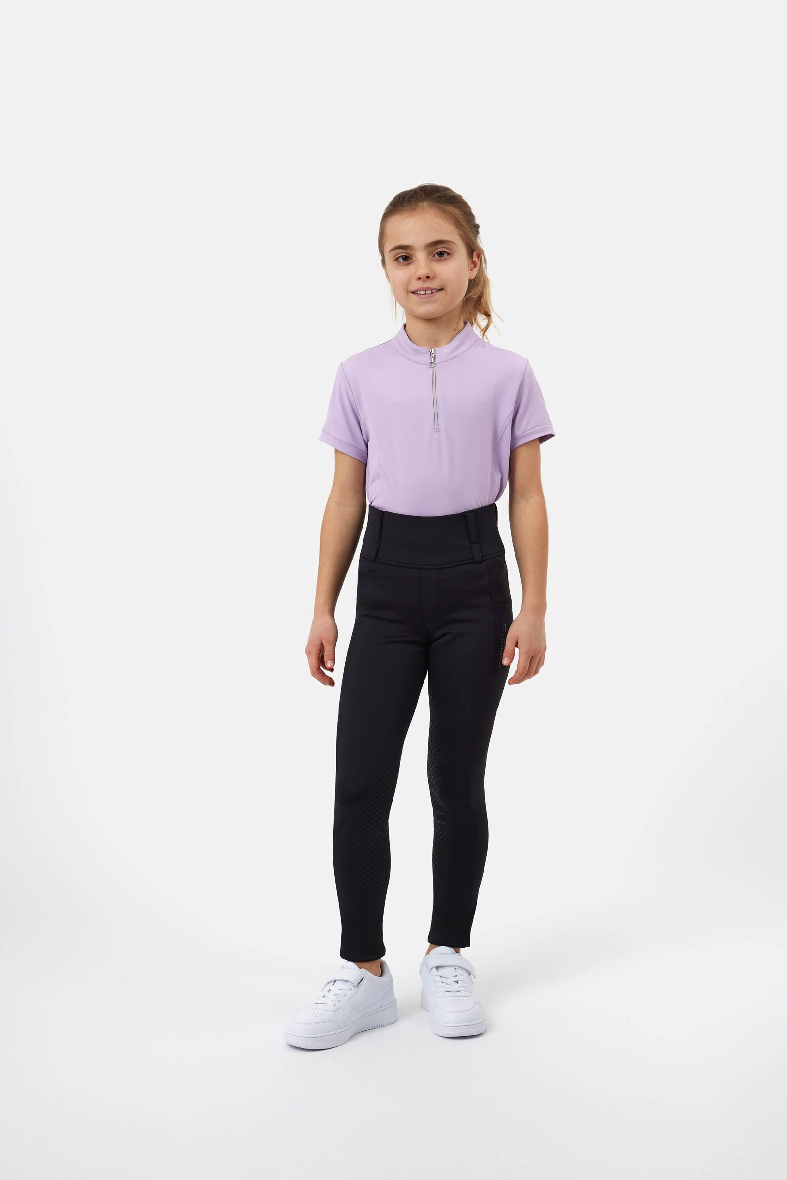 Horze Young Rider Anya Fullgrip Hybrid Breeches Kids Apparel