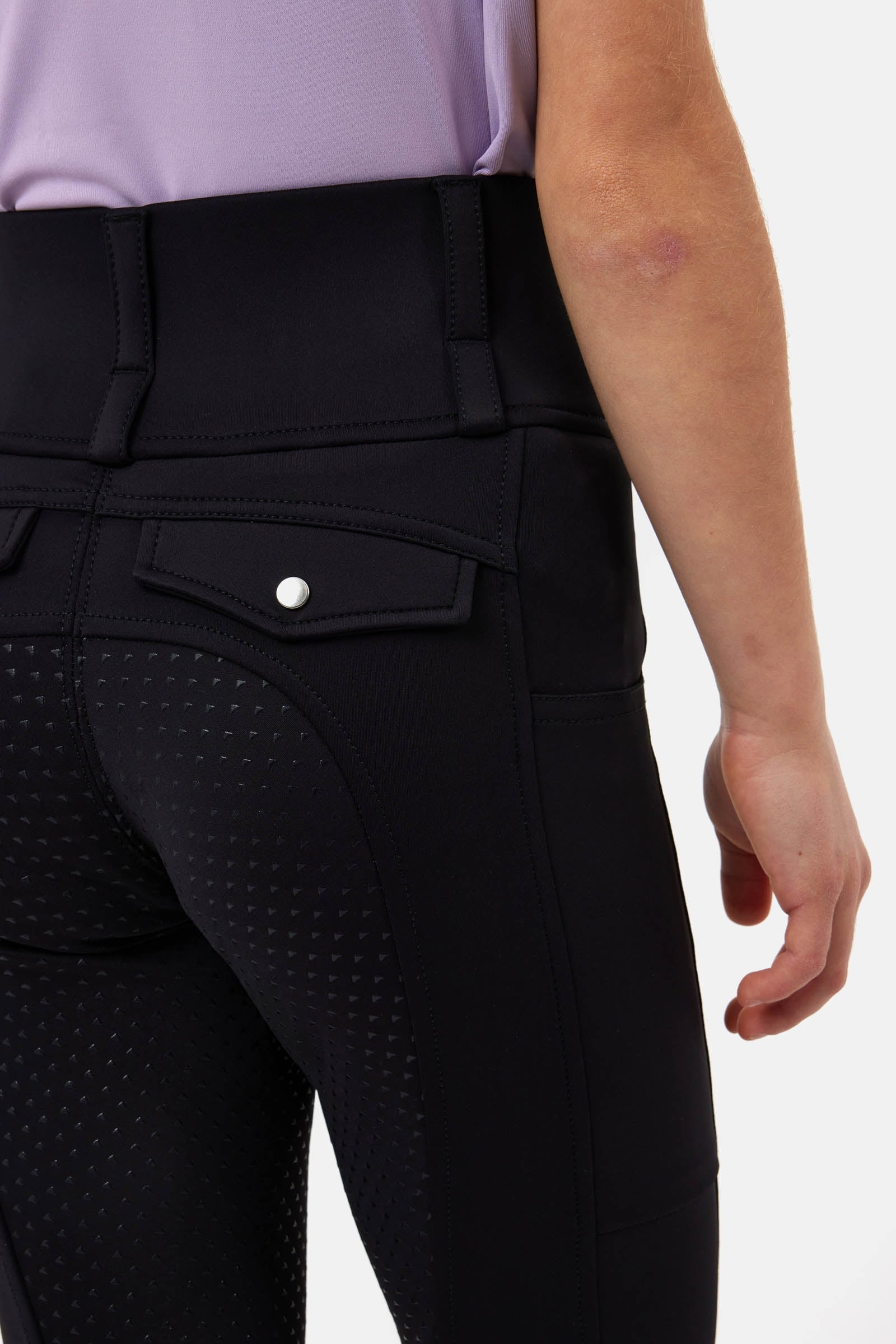 Horze Young Rider Anya Hybrid Fullgrip Riding Tights Kids Apparel