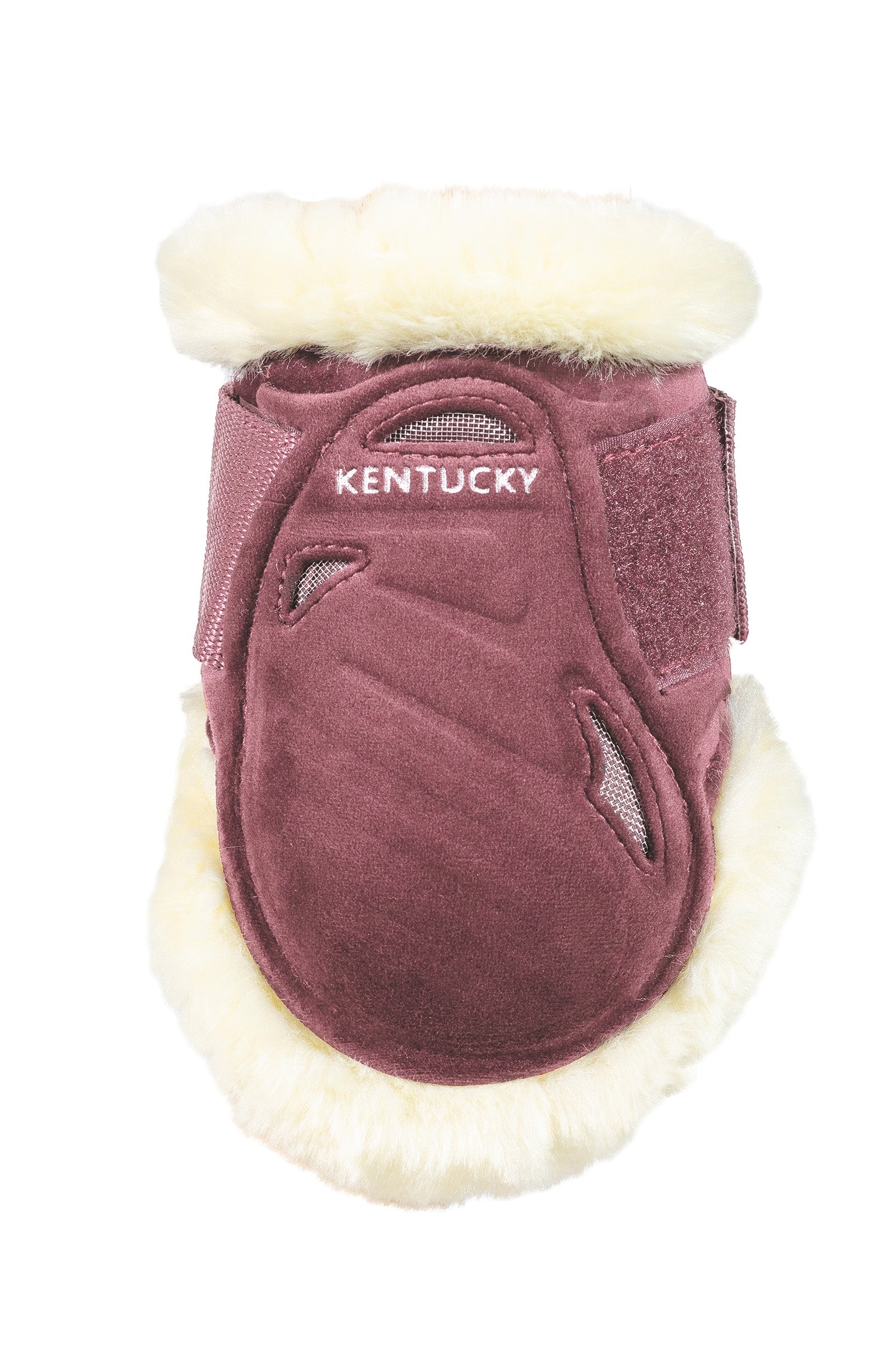 Kentucky Horsewear Vegan Sheepskin Young Horse Fetlock Boots Velvet Leg Protection & Hoof Protection for Horses
