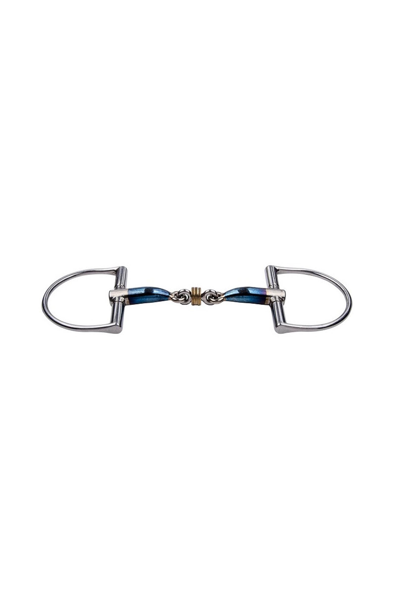 Trust Equestrian Wędzidło Sweet Iron Dee z mosiężnymi krążkami Wędzidła