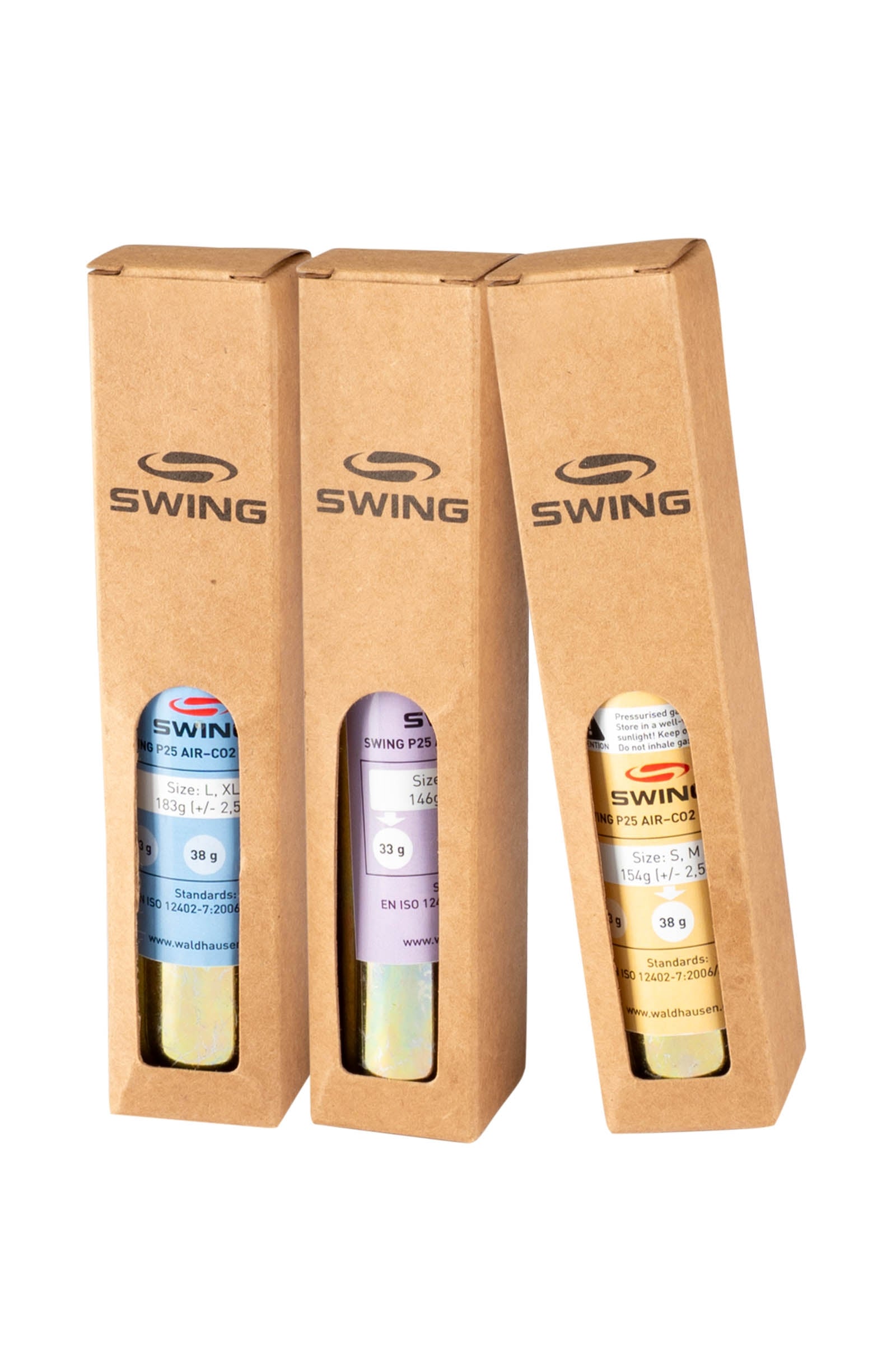 SWING Cartridge CO2 for SWING P25 AIR, S, M, 38g Safety Equipment