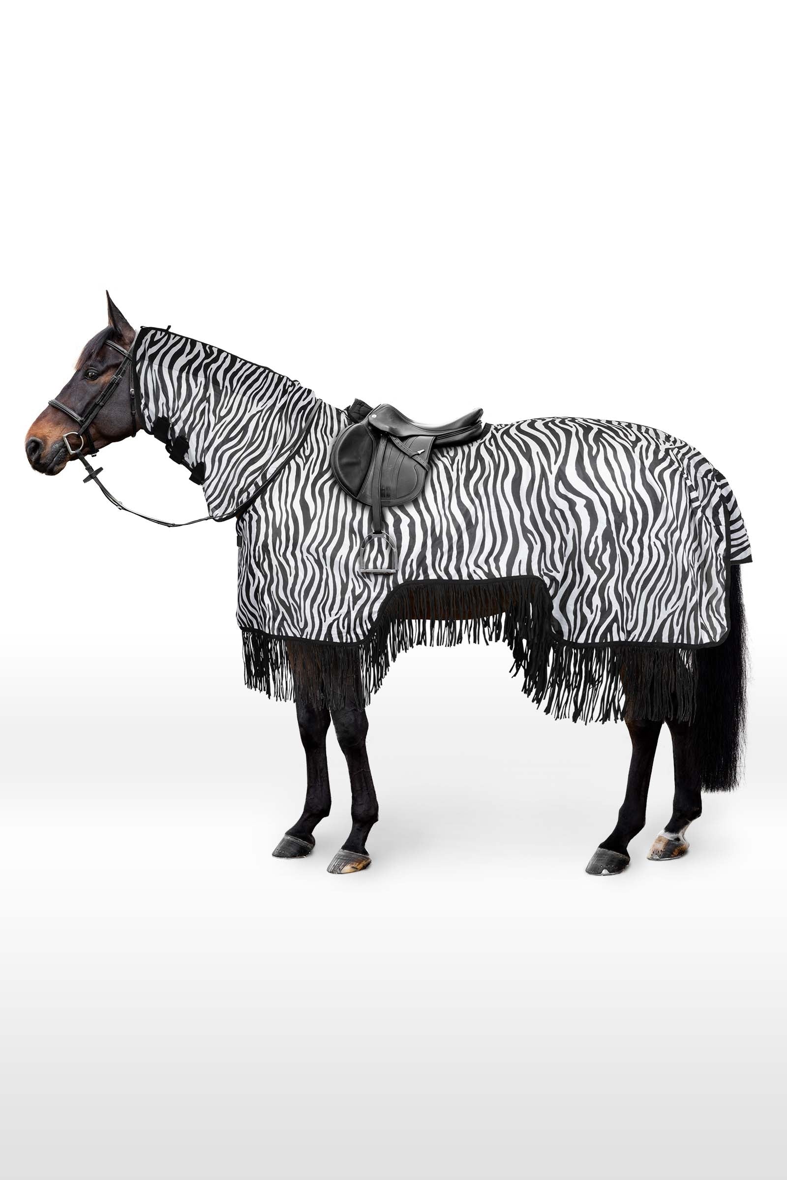 Horze Derka treningowa Defender z frędzelkami Derki