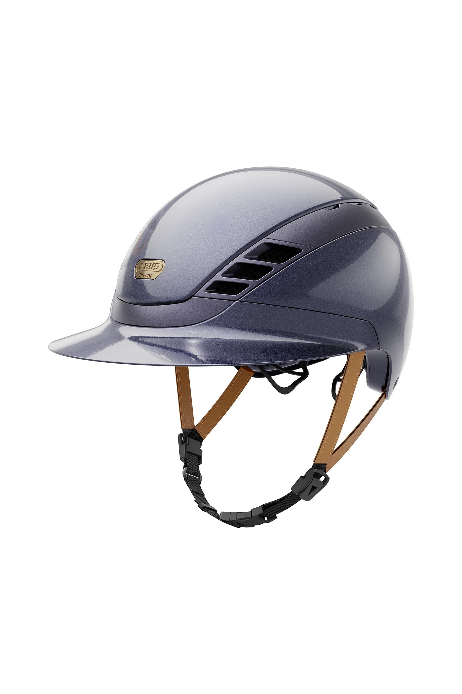 Abus AirLuxe Pure Kask jeździecki z długim daszkiem Kaski i kamizelki jeździeckie