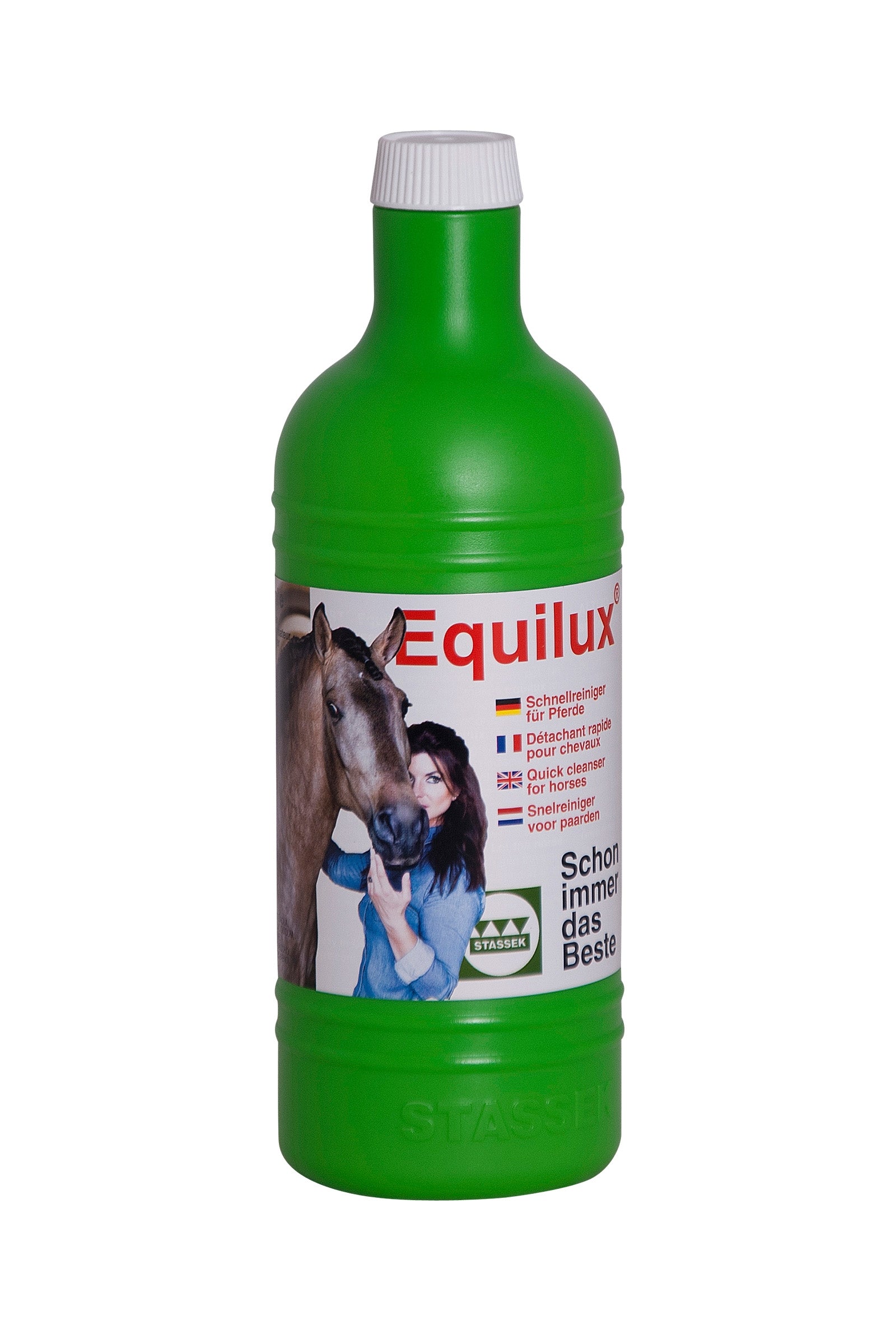 Stassek Equilux Quick Cleanser dla koni (bez spryskiwacza), 750 ml Zdrowie