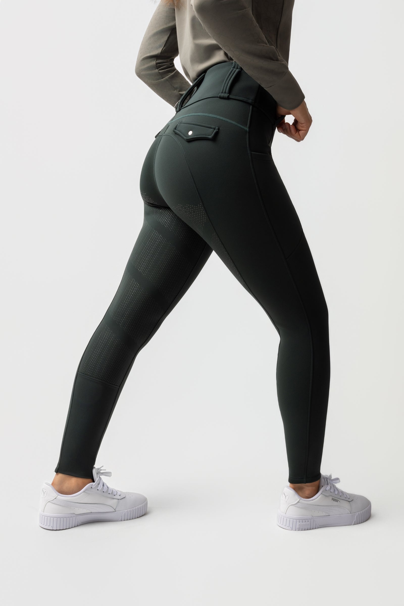 Horze B Vertigo Chiara Women's Compression Thermo Fullgrip Breeches Womens Breeches