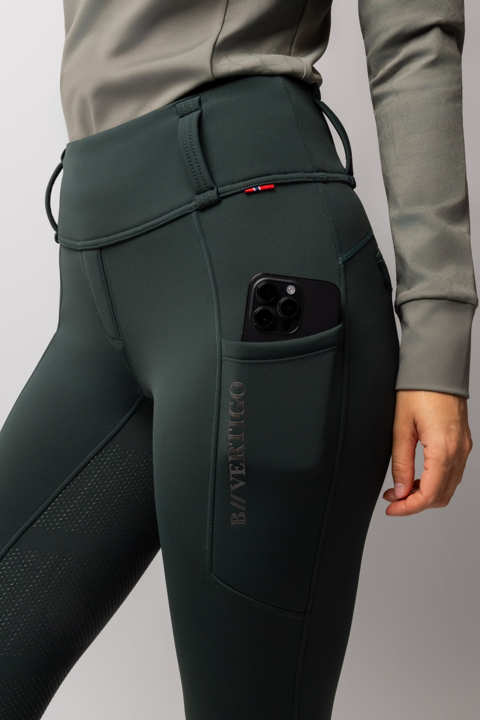 Horze B Vertigo Chiara Women's Compression Thermo Fullgrip Breeches Womens Breeches