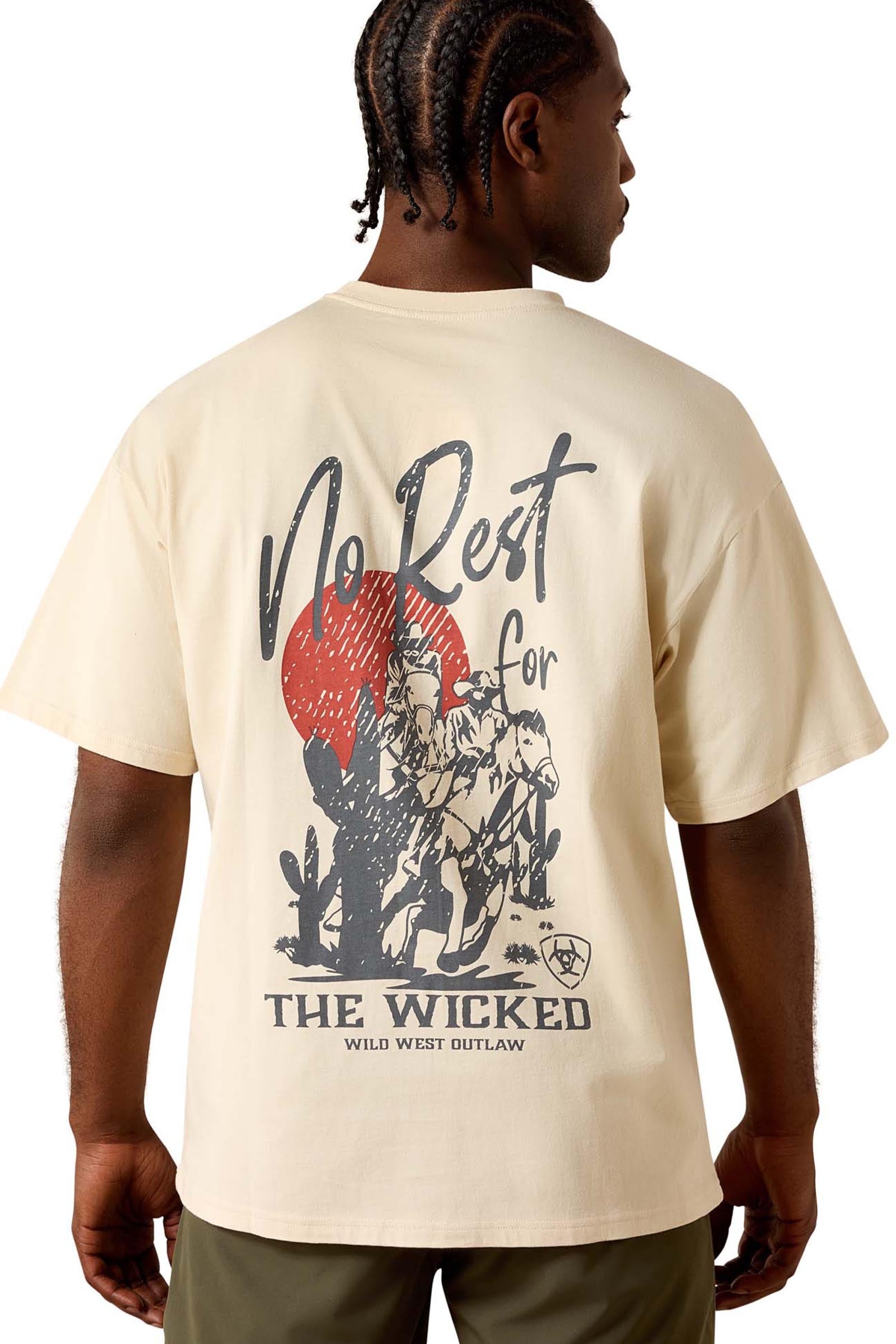 Ariat Men's The Wicked Boxy T-Shirt Odzież jeździecka męska