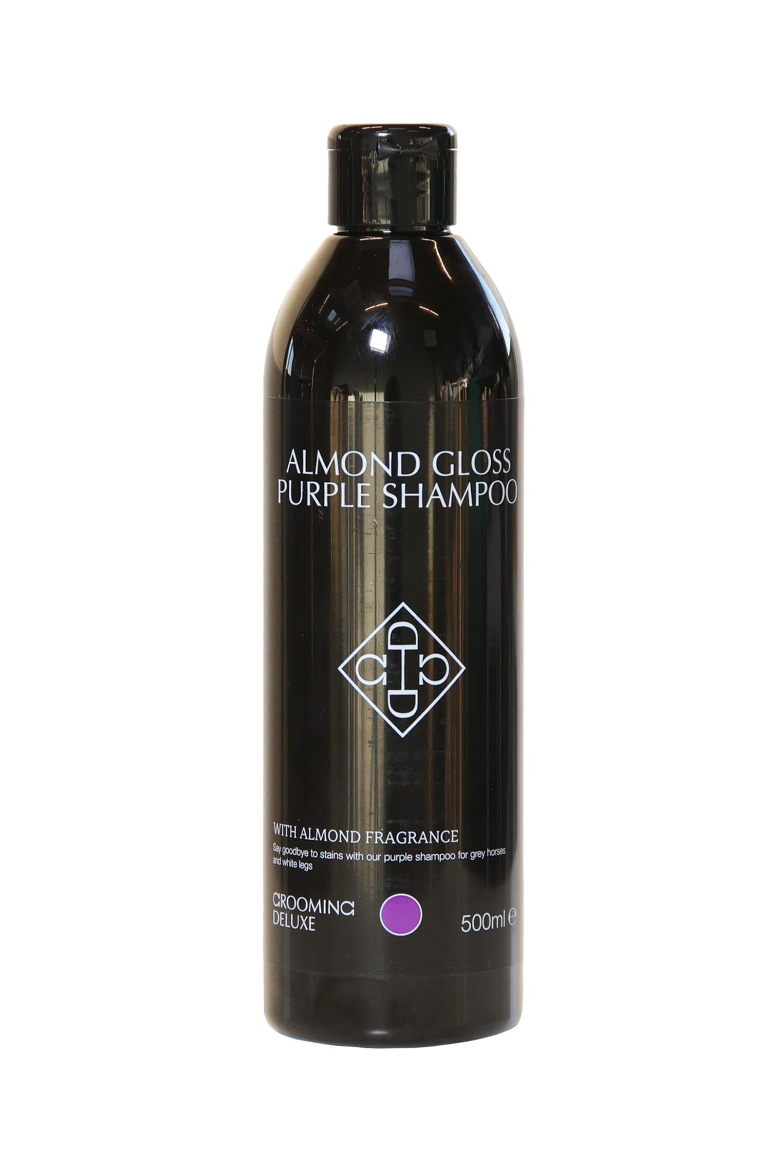 Grooming Deluxe Migdałowy fioletowy szampon połysk, 500 ml Zdrowie