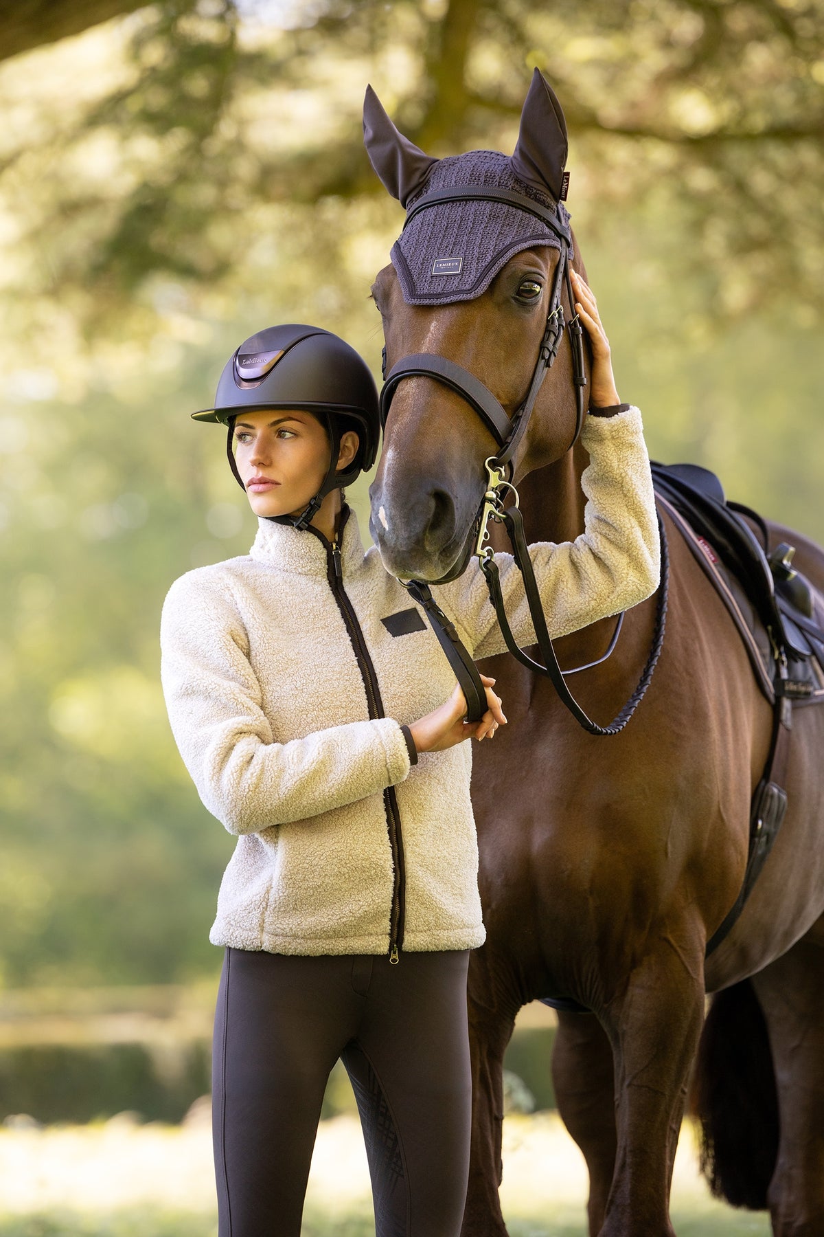 LeMieux Heritage Borg Women´s Zip Through Jacket Women’s Riding Clothing