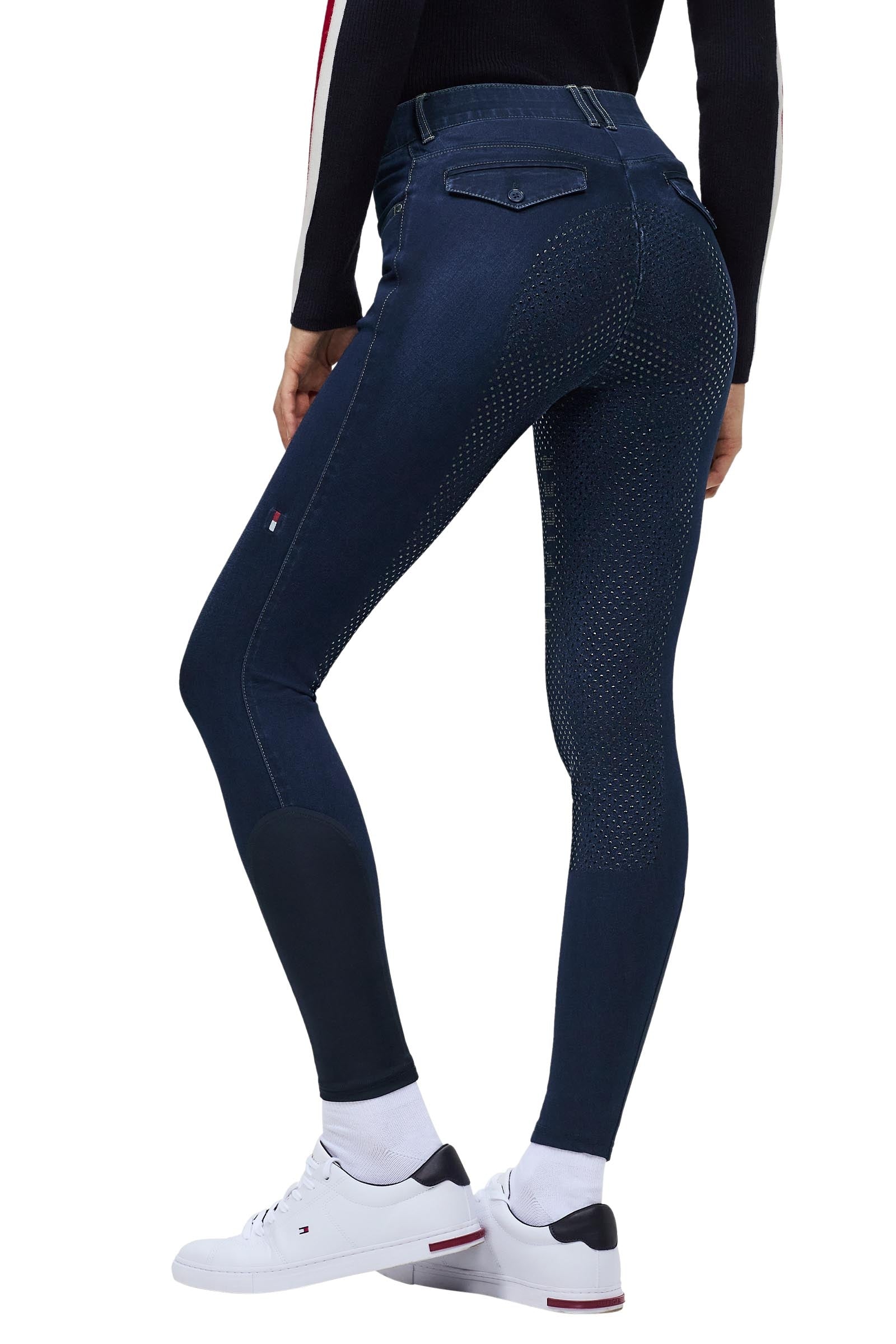 Tommy Hilfiger Equestrian Hope damskie bryczesy dżinsowe z pełnym lejem Womens Breeches