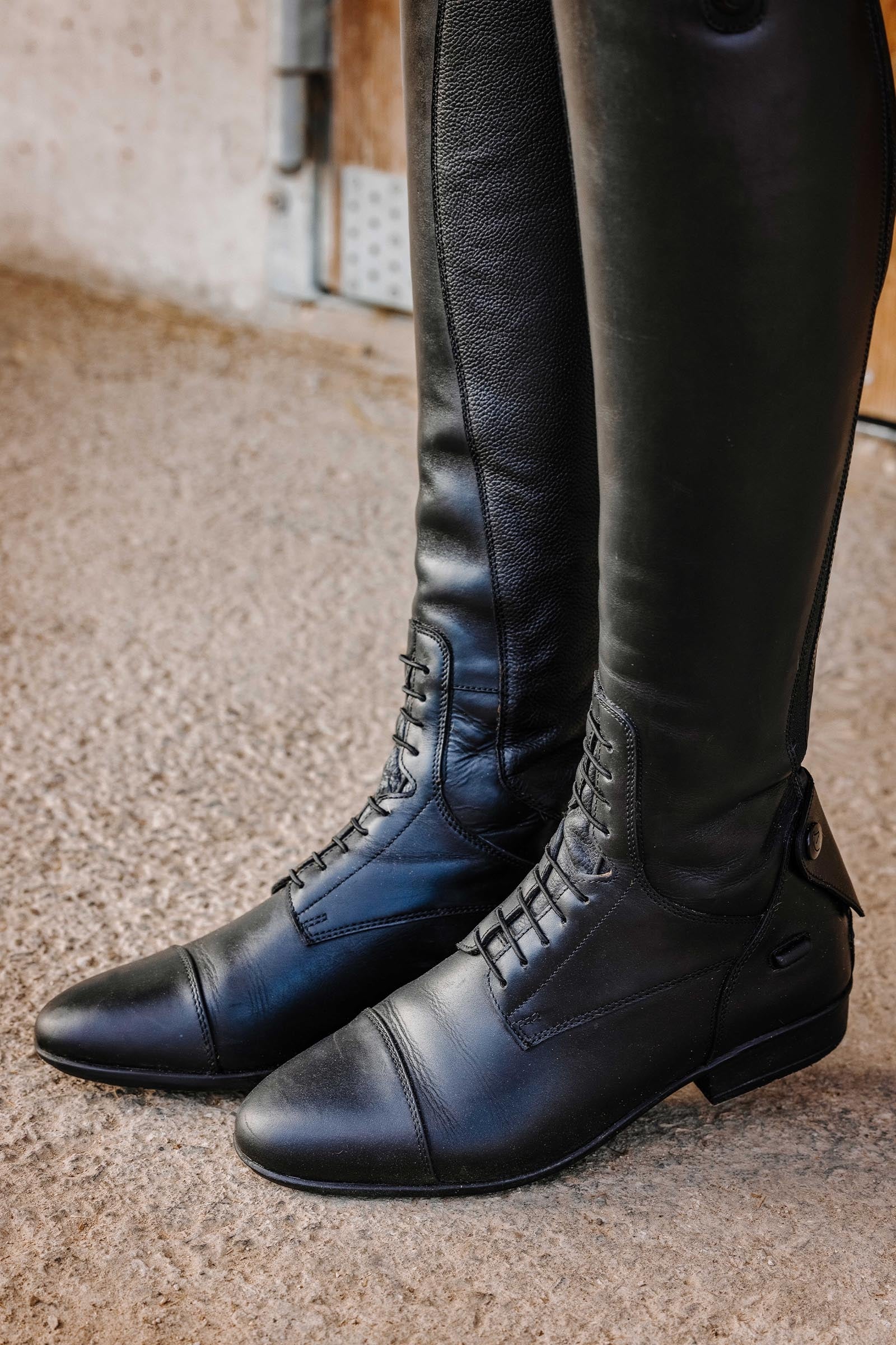 Equi Theme EQUITHÈME Leather LaceUp Tall Boots Riding Boots & Riding Shoes