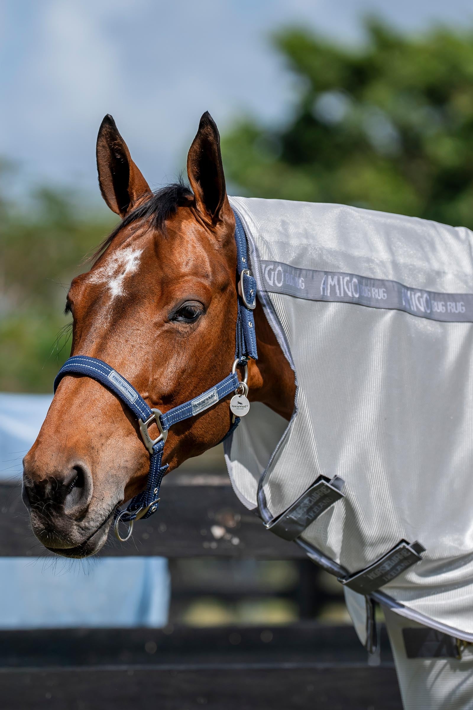 Horseware Amigo osłona szyi do derki przeciw owadom, ochrona UV Derki